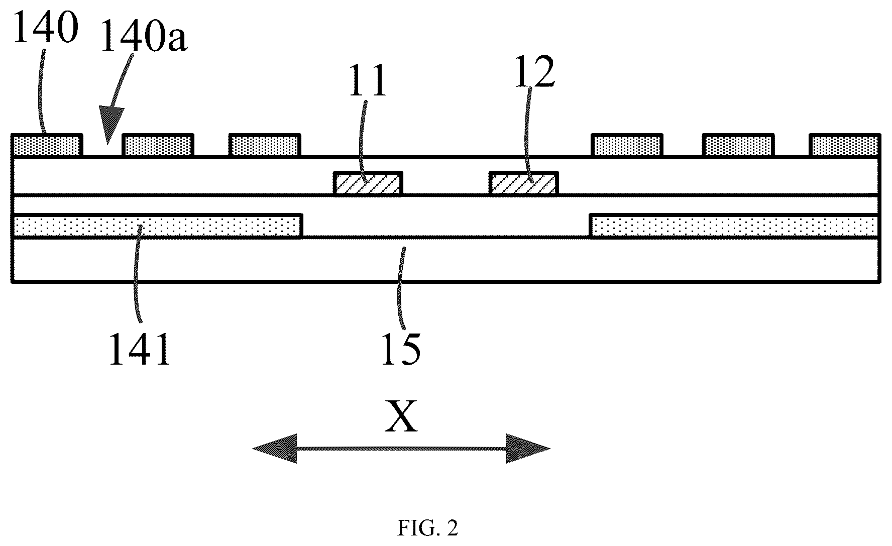 Patent US12147137 Figure 2 – Array substrate and display panel