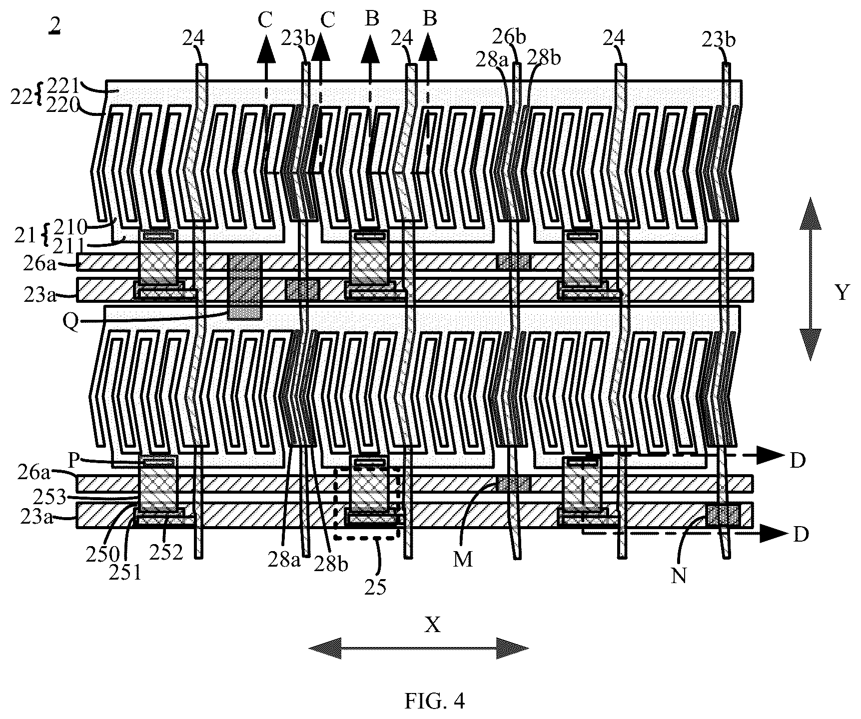 Patent US12147137 Figure 4 – Array substrate and display panel