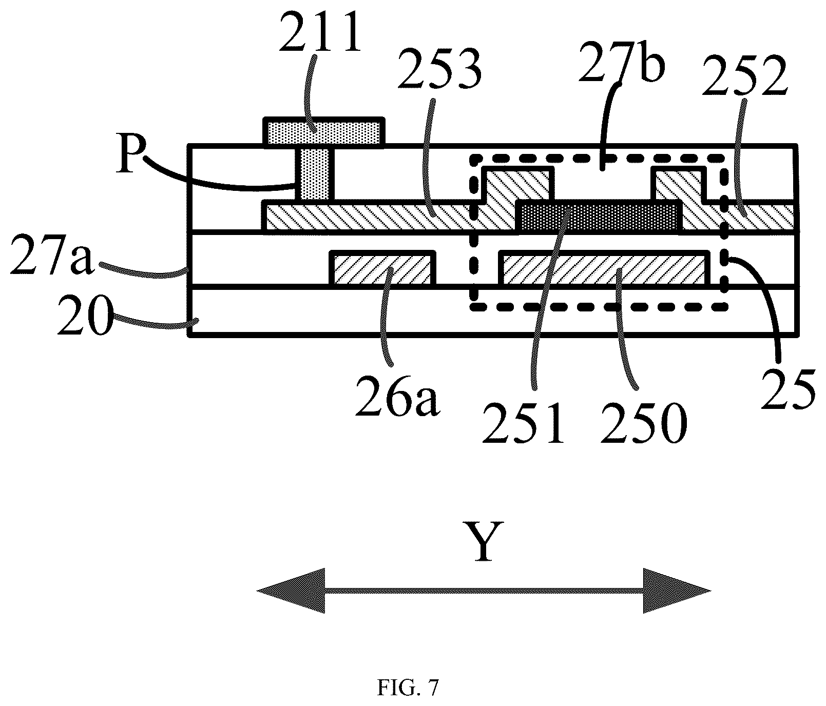 Patent US12147137 Figure 7 – Array substrate and display panel