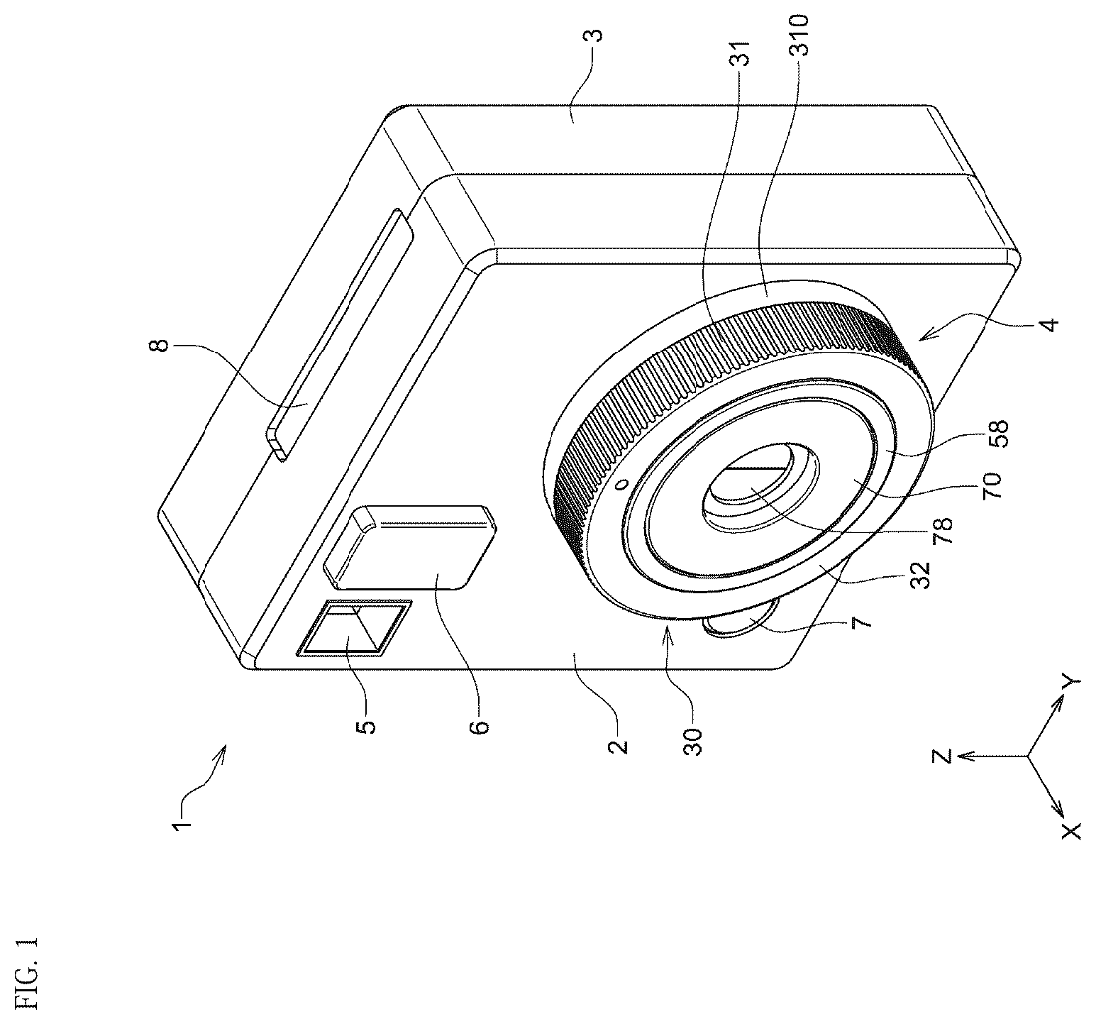 Patent US12147147 Figure 1 – Camera