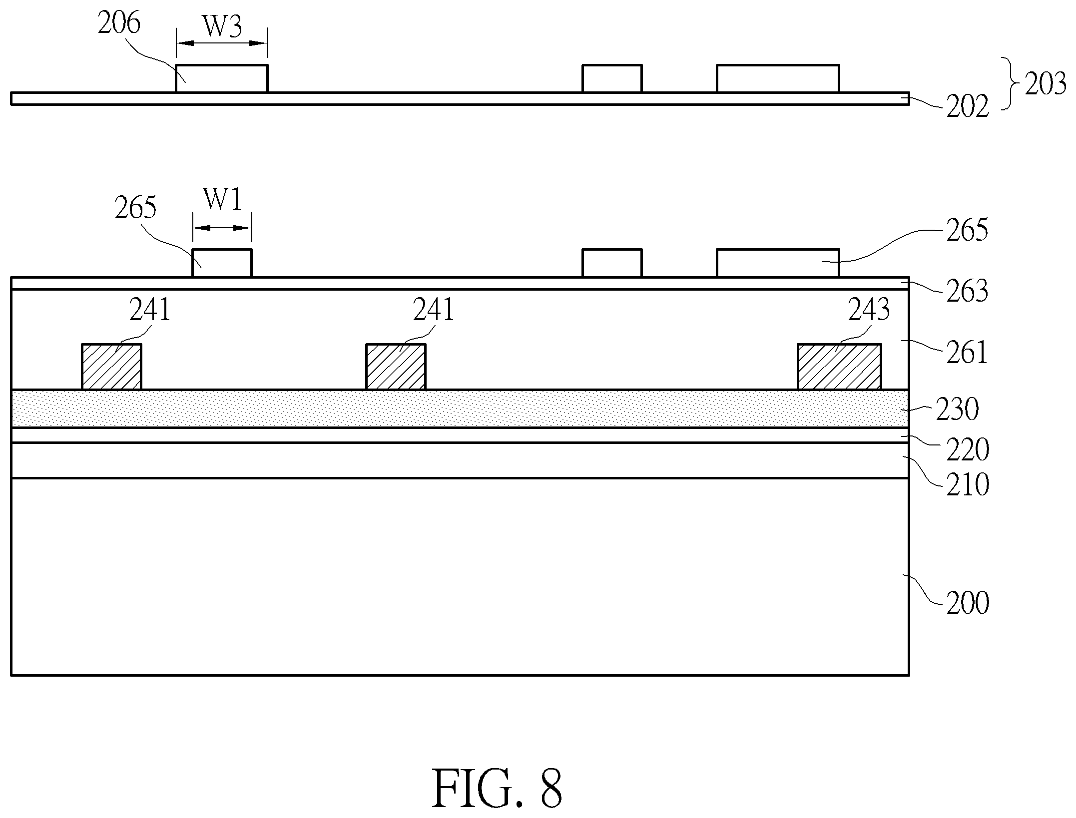 Patent US12147156 Figure 8 – Method of fabricating a semiconductor layout and a semiconductor structure