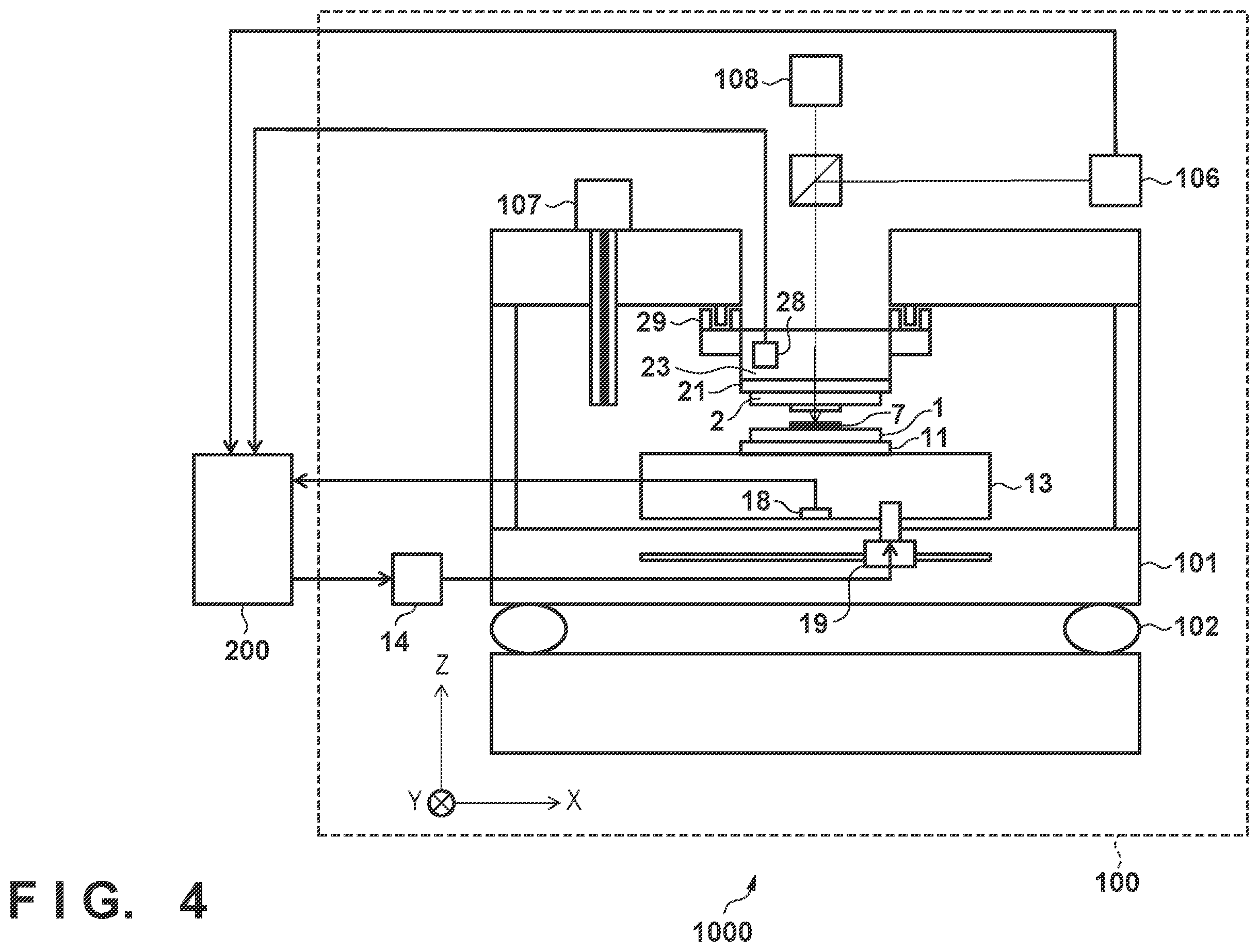 Patent US12147164 Figure 4 – Motion control apparatus, lithography apparatus, planarization apparatus, processing apparatus, and article manufacturing method