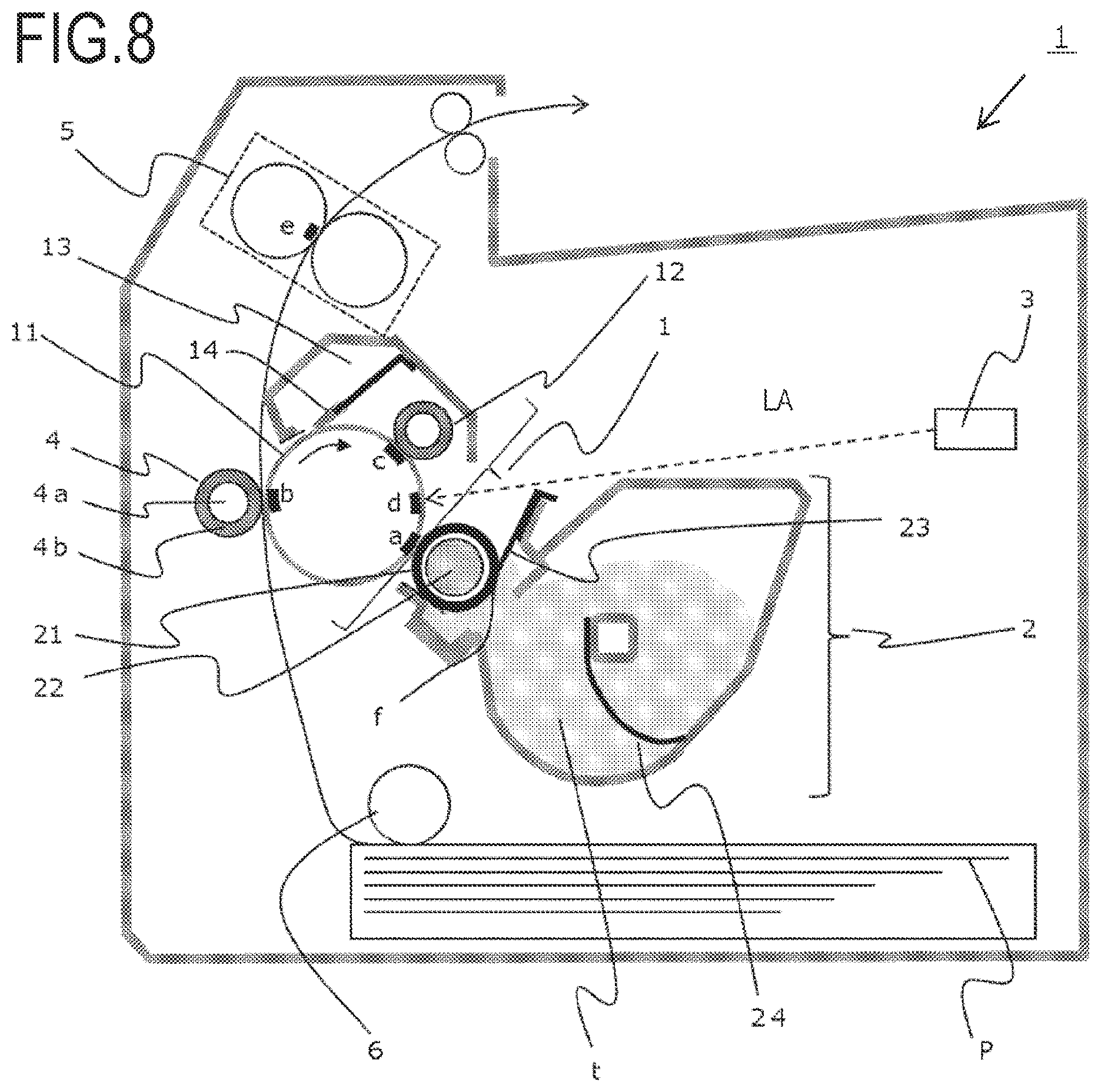 Patent US12147170 Figure 9 – Image forming apparatus having toner charging