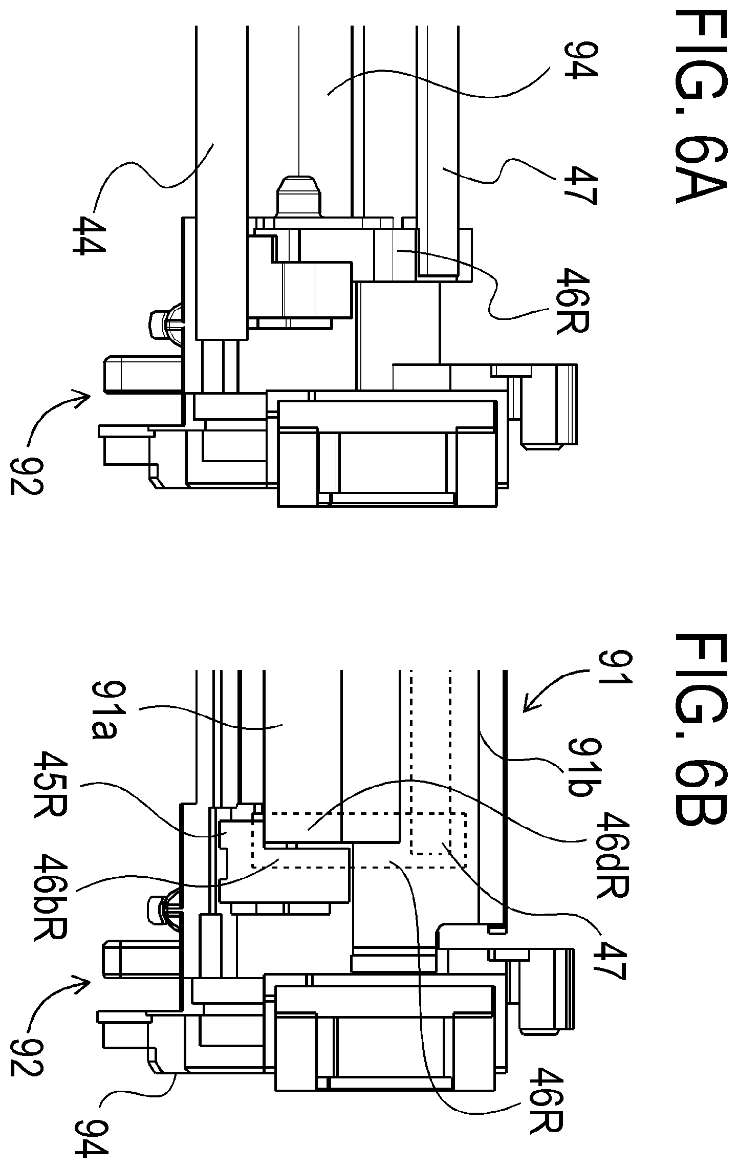 Patent US12147173 Figure 6 – Transfer unit, image forming apparatus, and method for manufacturing transfer unit, with end seal member abutting against cleaning blade and intermediate transfer belt that abut against each other