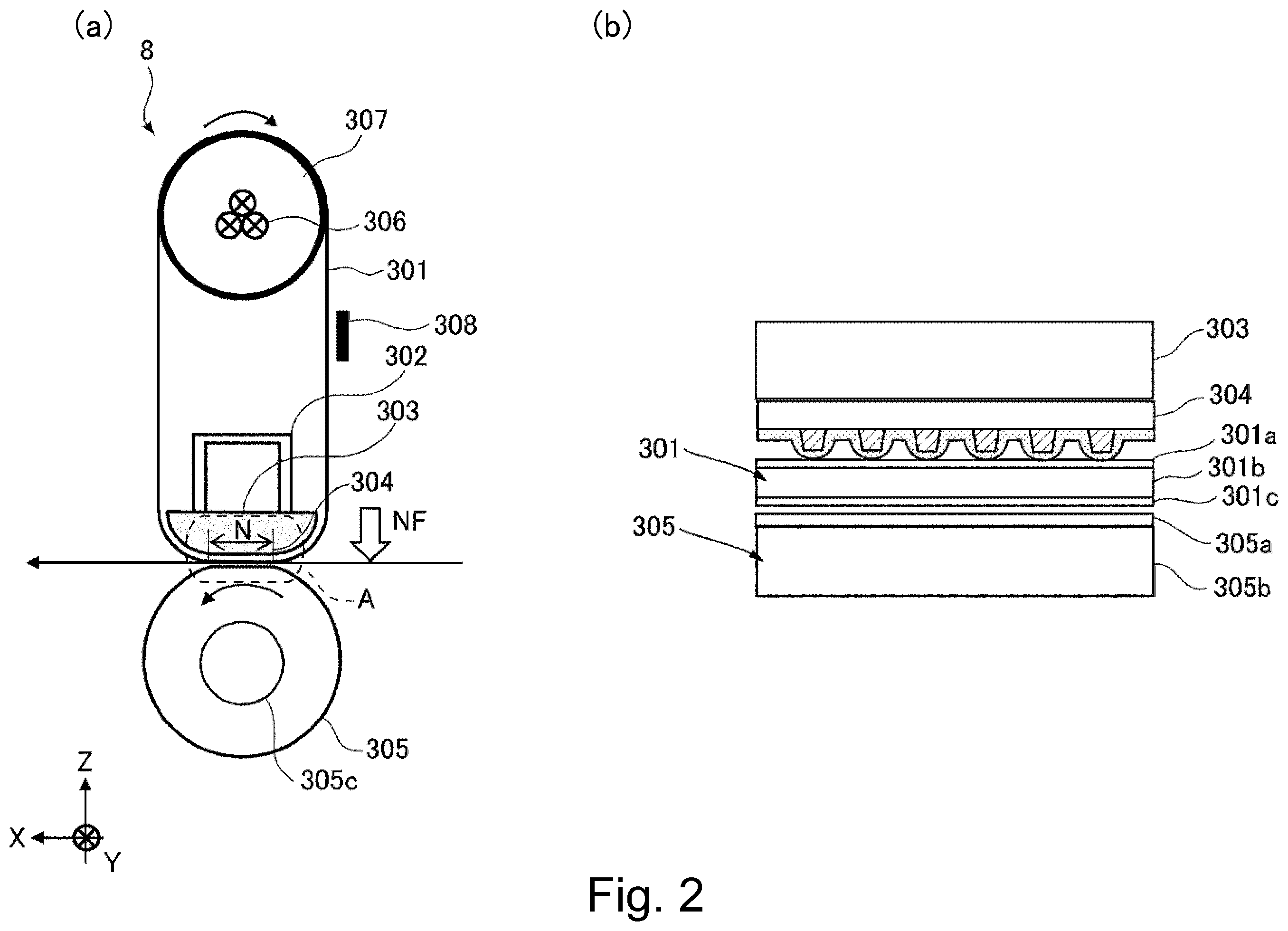 Patent US12147179 Figure 2 – Fixing device with holding member made of resin