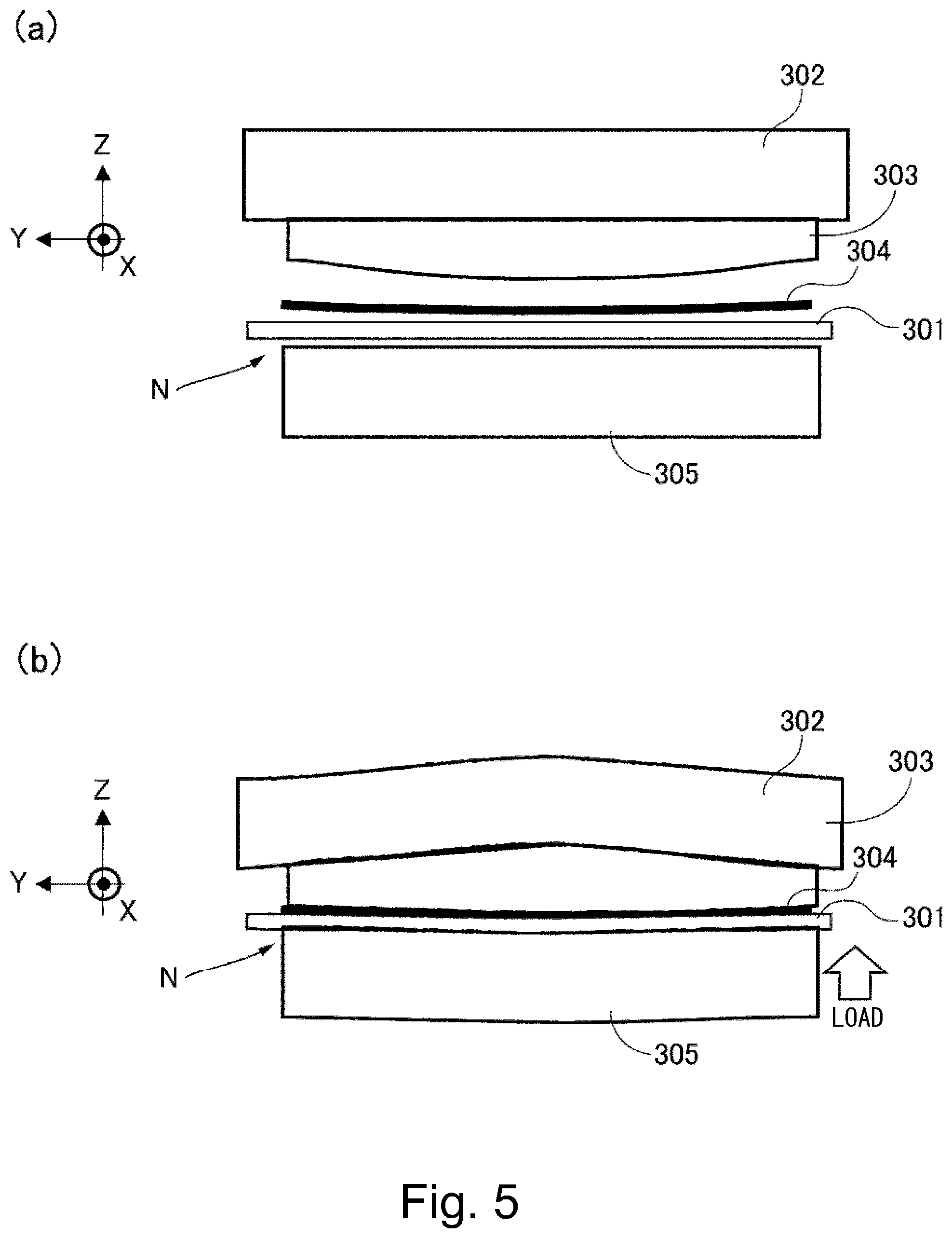 Patent US12147179 Figure 5 – Fixing device with holding member made of resin