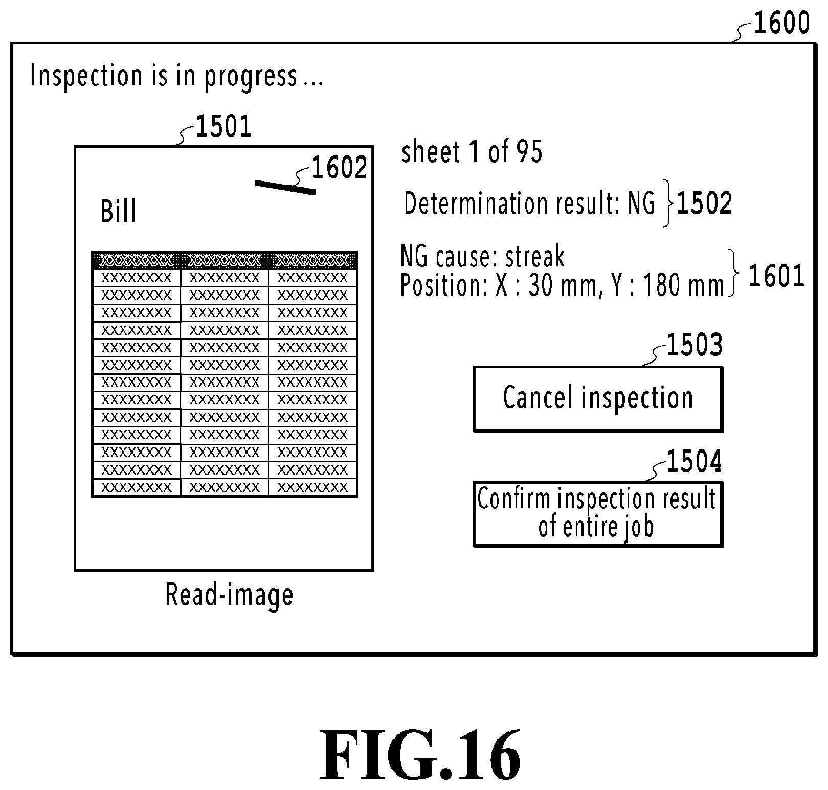 Patent US12147183 Figure 18 – Printing system, with inspection unit, defective print discharge unit, and normal print discharge unit, control method thereof, and storage medium
