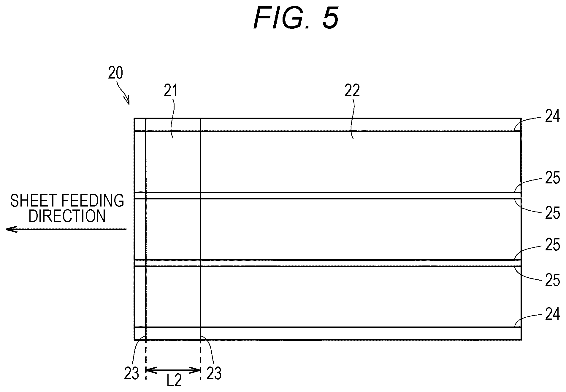 Patent US12147185 Figure 5 – Image forming system including cutting processor that cuts sheets in accordance with different conditions