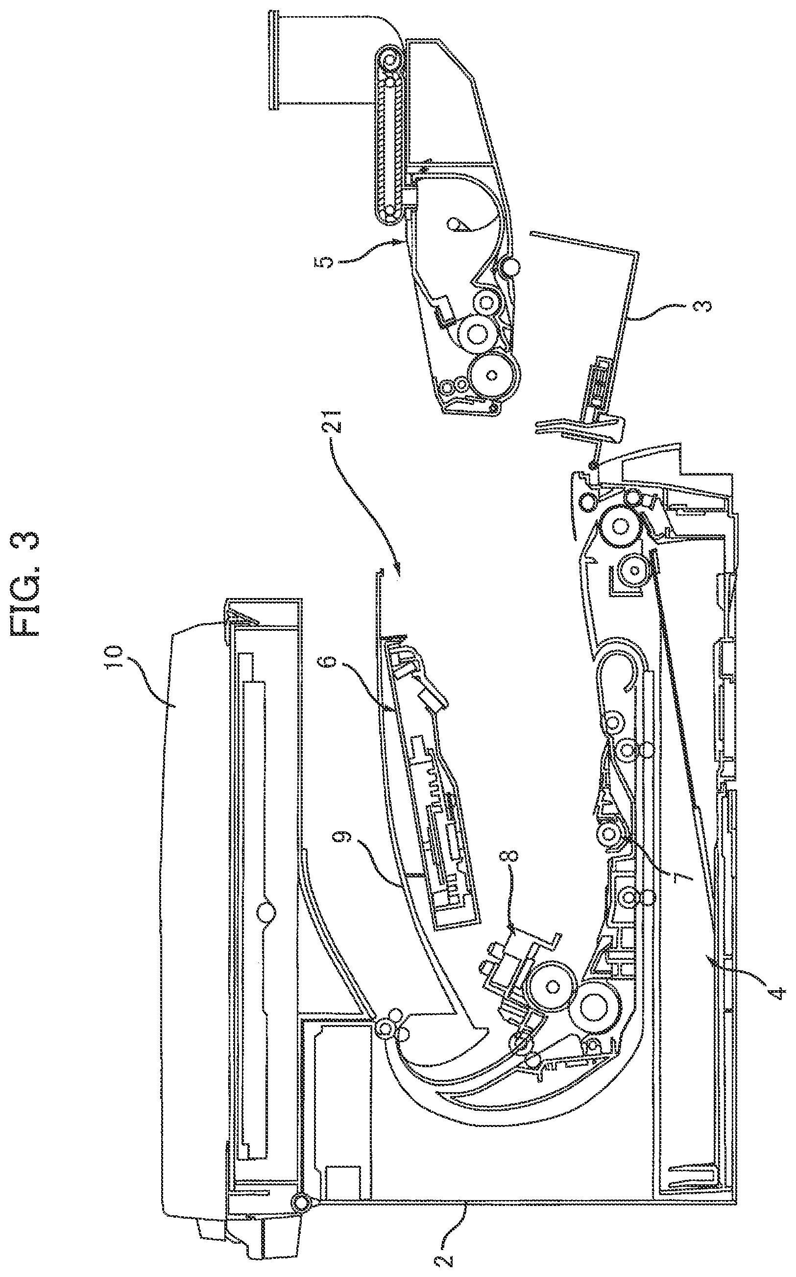 Patent US12147188 Figure 3 – Image forming apparatus including process cartridge provided with toner receiving part for receiving toner