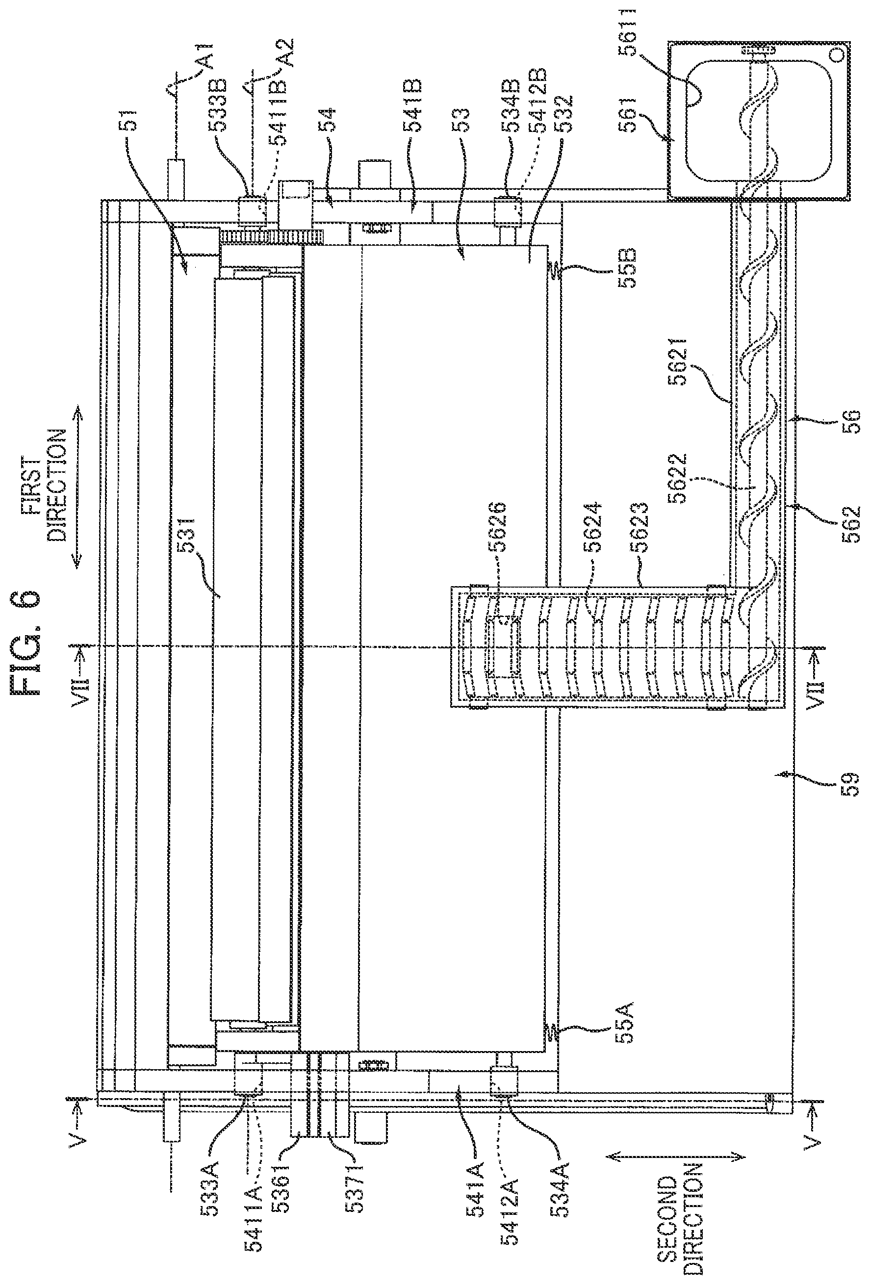 Patent US12147188 Figure 6 – Image forming apparatus including process cartridge provided with toner receiving part for receiving toner