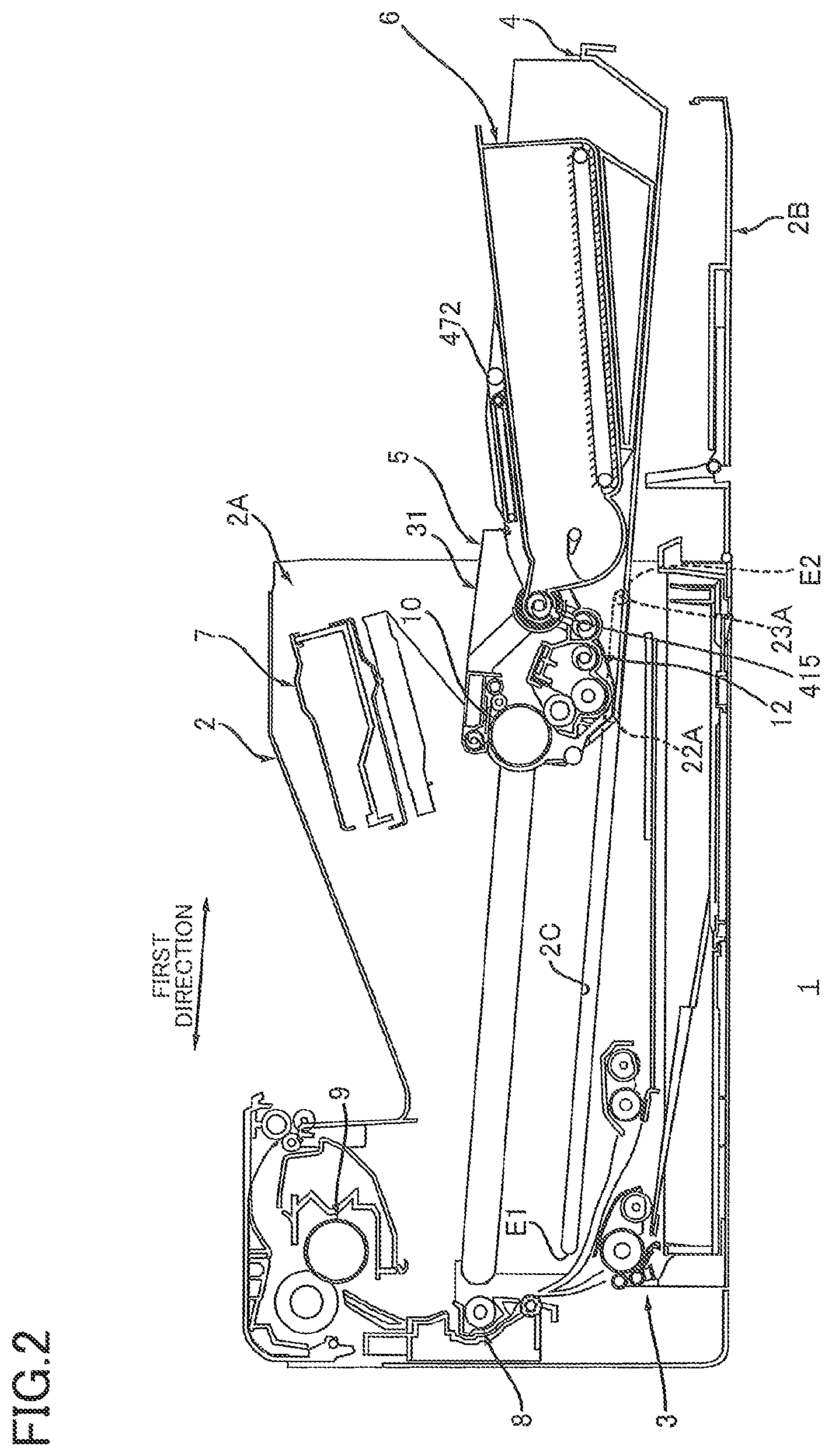 Patent US12147189 Figure 2 – Image forming device