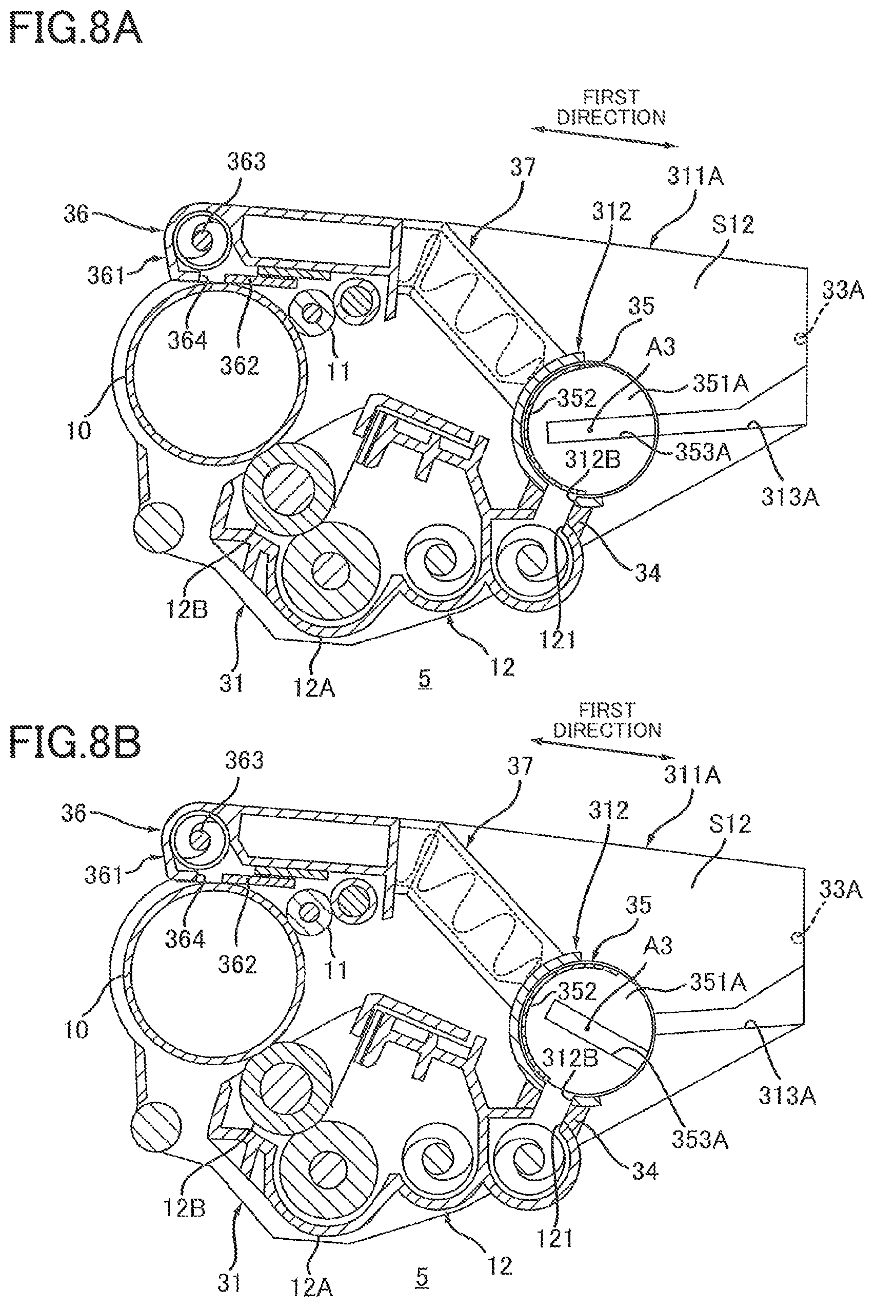 Patent US12147189 Figure 8 – Image forming device