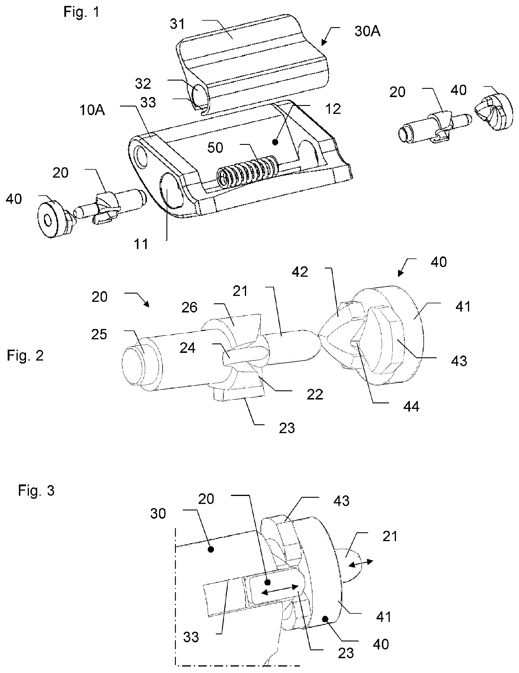 Patent US12147197 Figure 1 – Bracelet fastening device