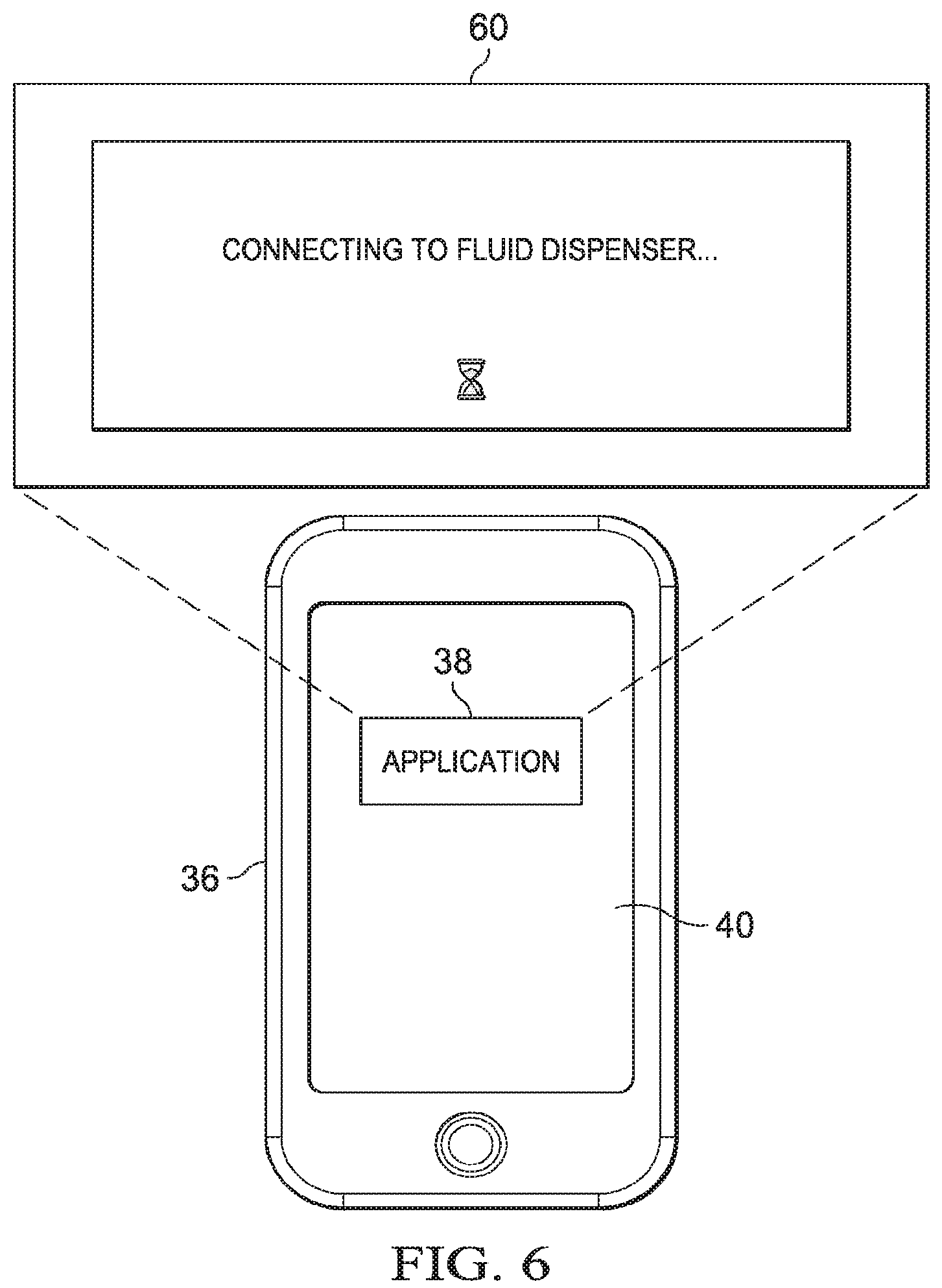 Patent US12147203 Figure 6 – Method for operating a fluid dispenser having fluid stored therein