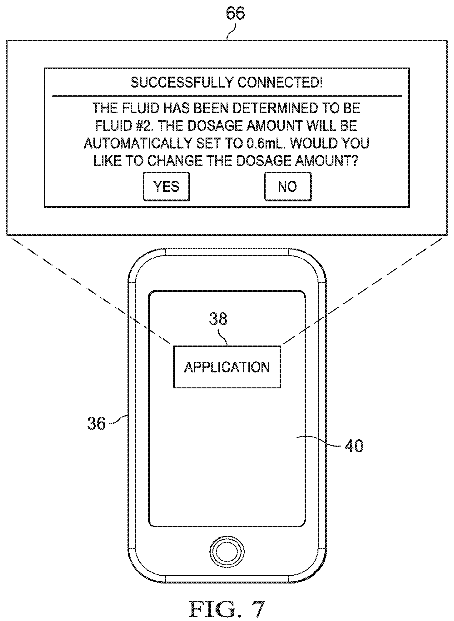 Patent US12147203 Figure 7 – Method for operating a fluid dispenser having fluid stored therein