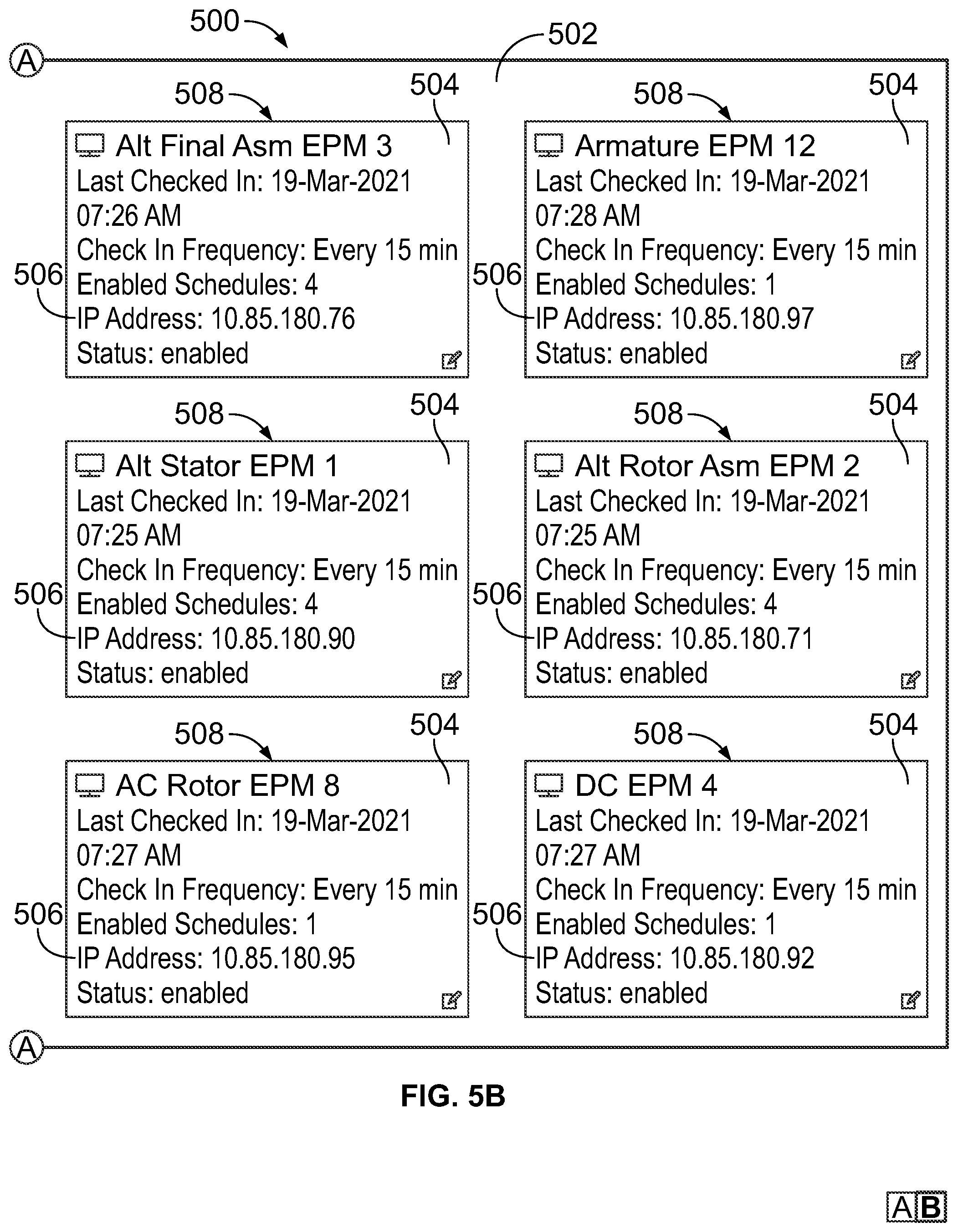 Patent US12147221 Figure 5 – Facility control and communication system
