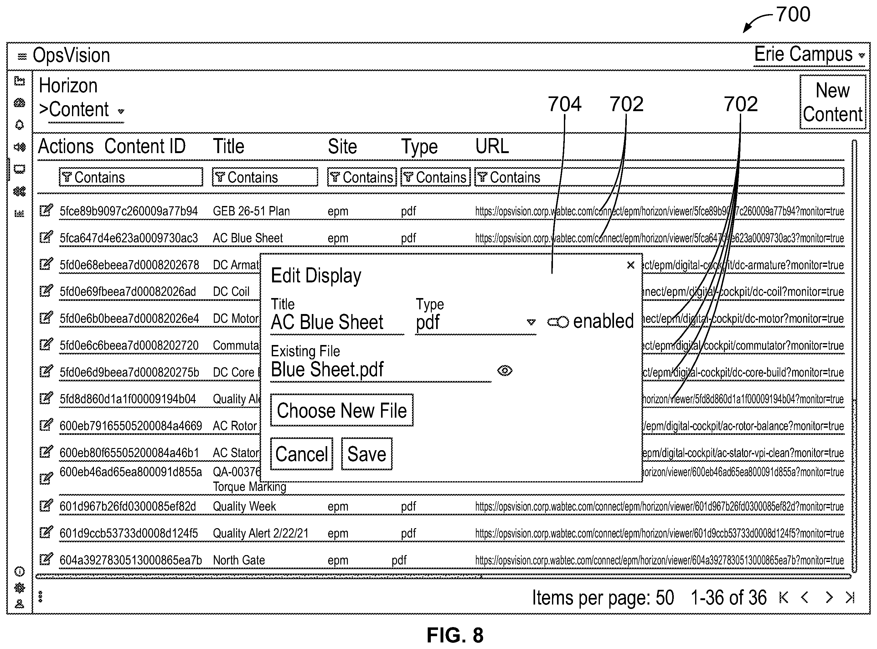 Patent US12147221 Figure 8 – Facility control and communication system