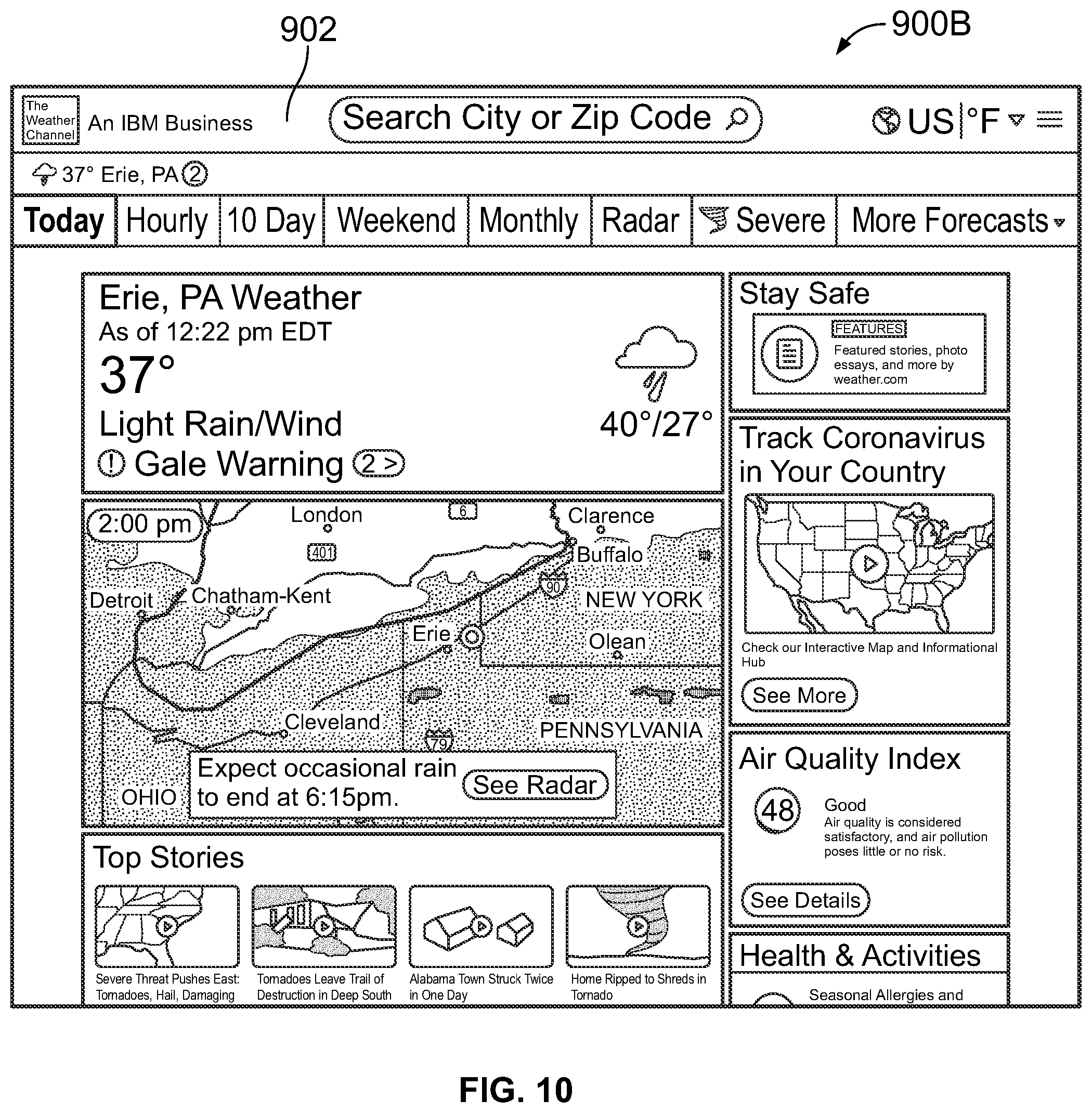 Patent US12147221 Figure 10 – Facility control and communication system