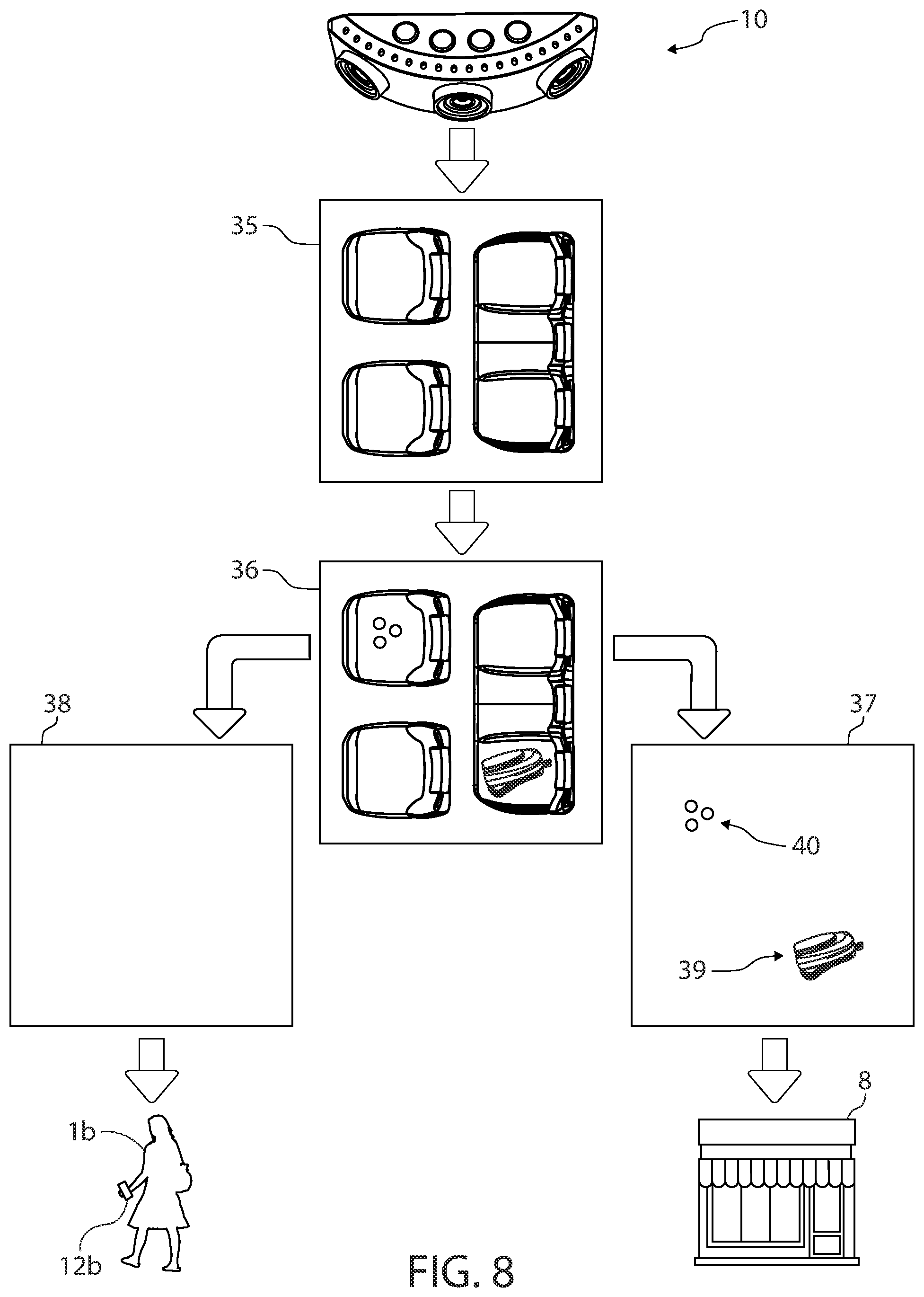 Patent US12147229 Figure 7 – Self-driving vehicle systems and methods