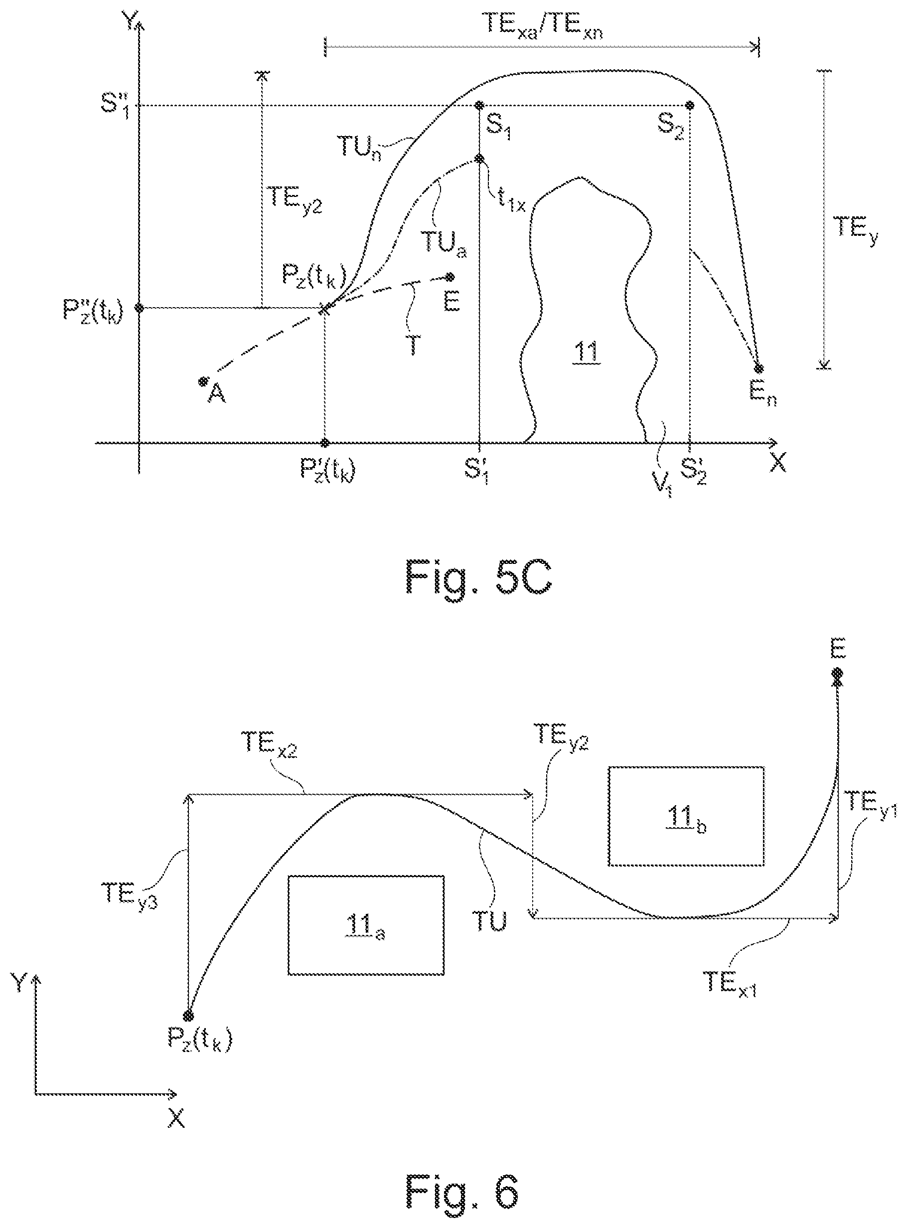 Patent US12147234 Figure 6 – Trajectory planning with flexible replanning functionality—changed end point