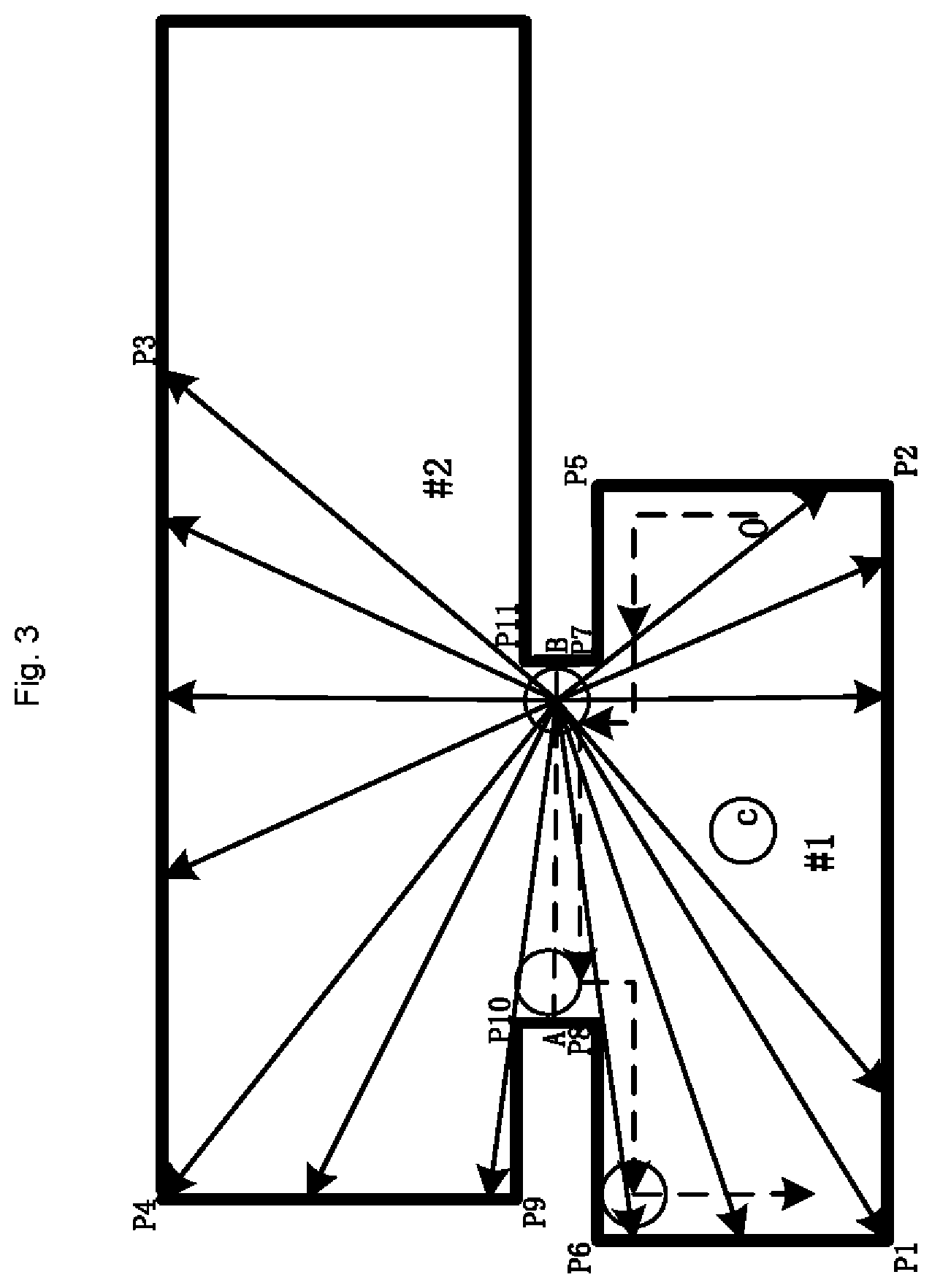 Patent US12147239 Figure 3 – Method for dividing robot area based on boundaries, chip and robot