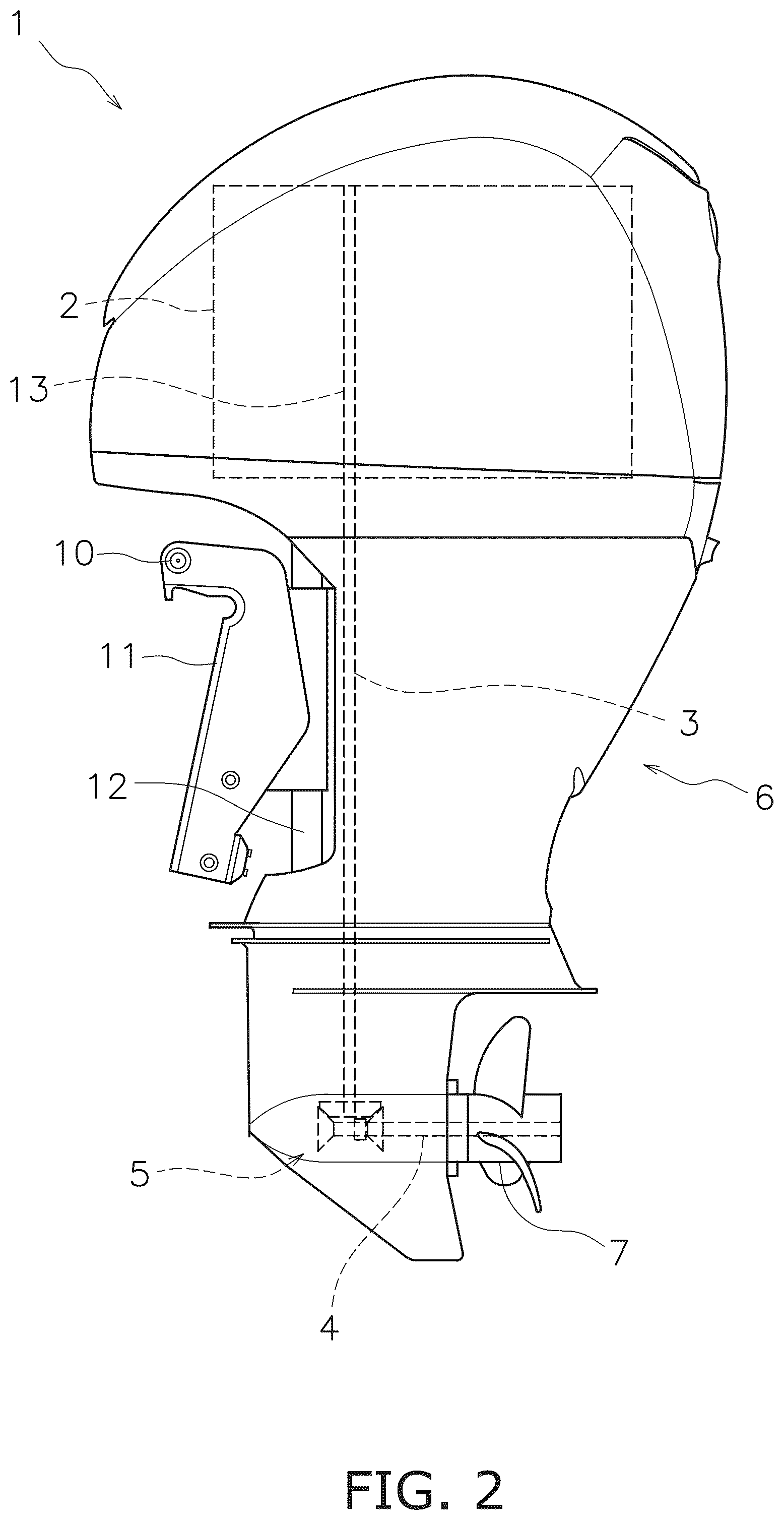 Patent US12147246 Figure 2 – System for and method of controlling behavior of watercraft