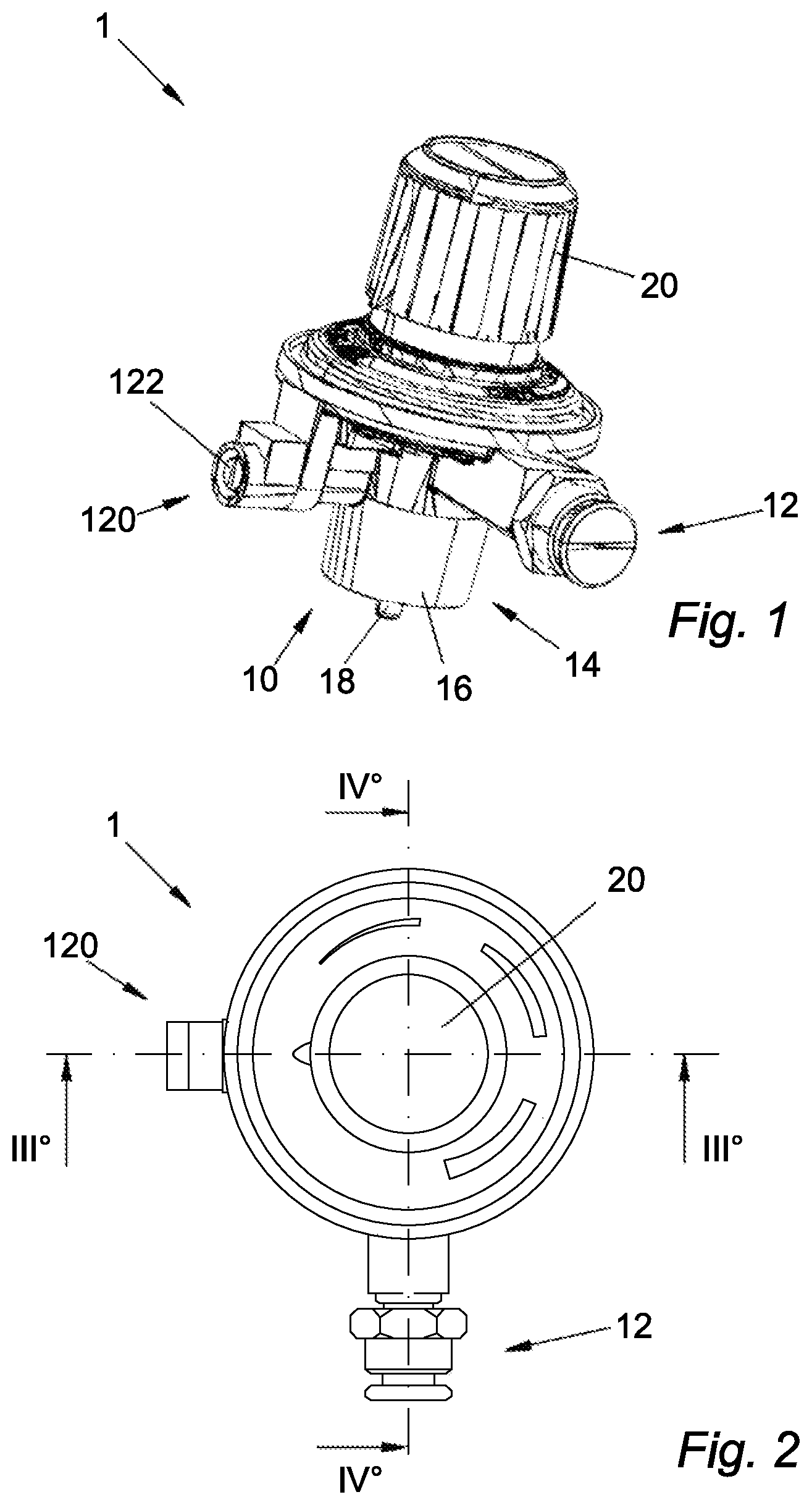 Patent US12147251 Figure 1 – Device and method for controlling the supply of a gas