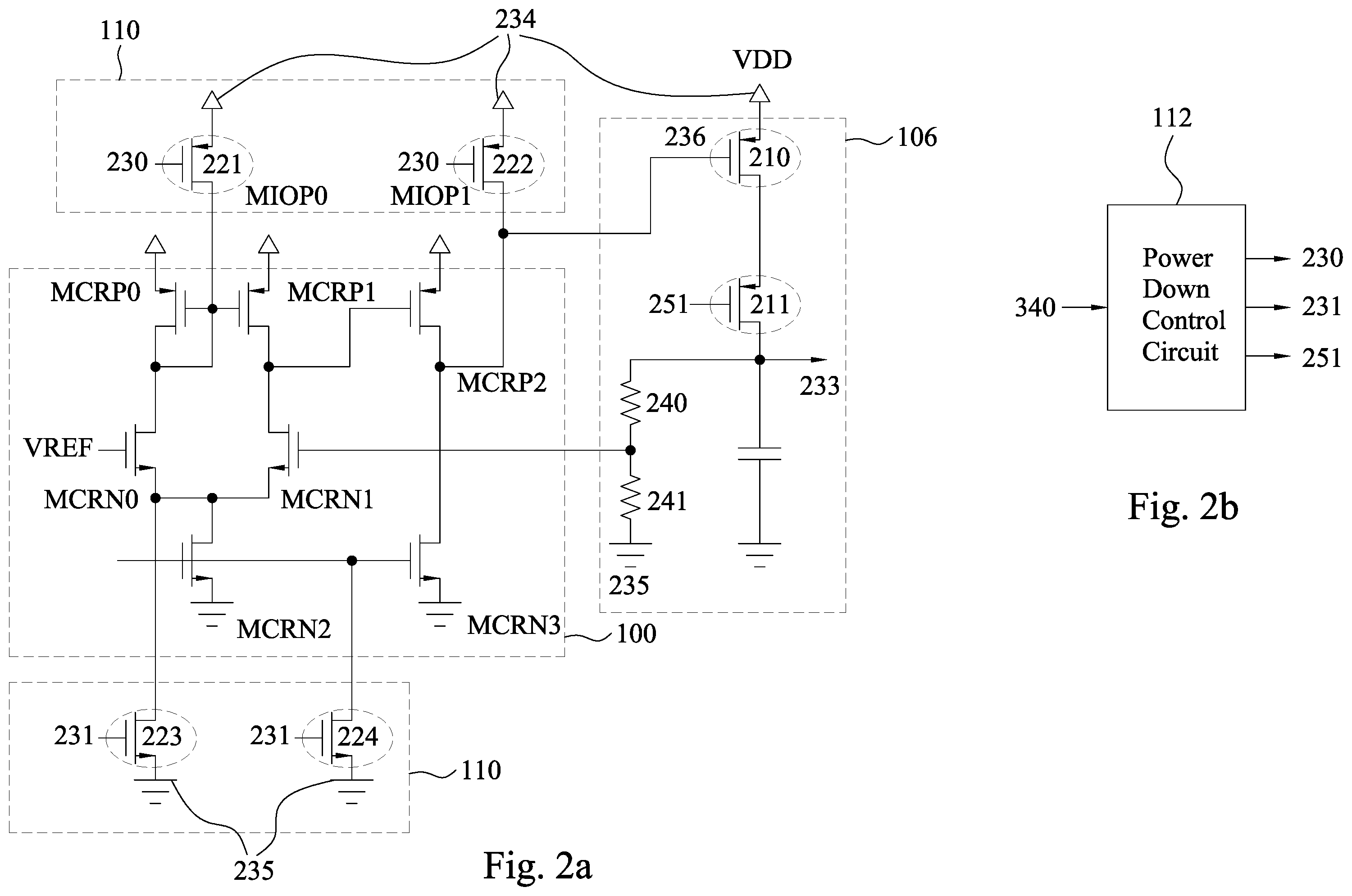 Patent US12147255 Figure 2 – LDO/band gap reference circuit