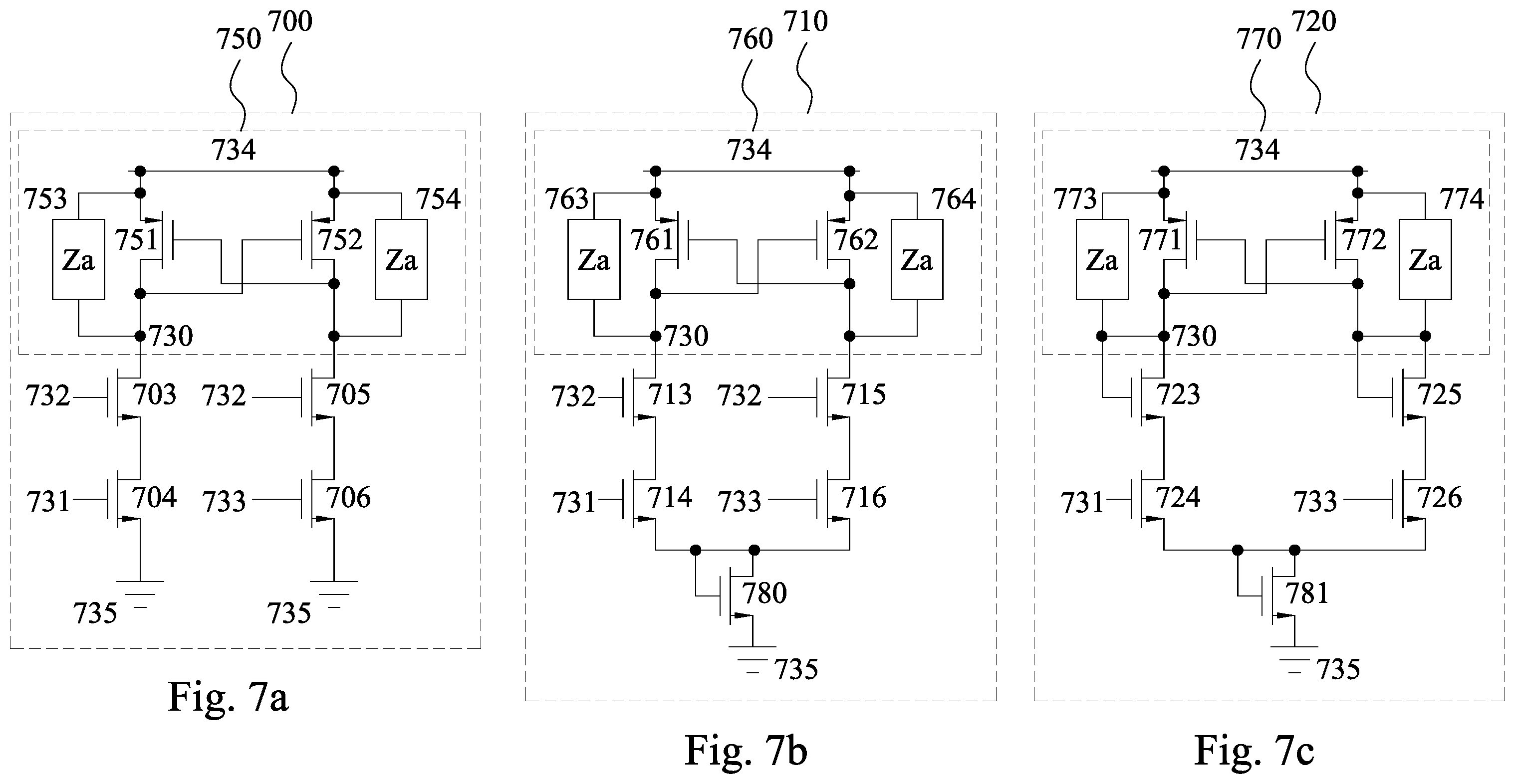 Patent US12147255 Figure 7 – LDO/band gap reference circuit