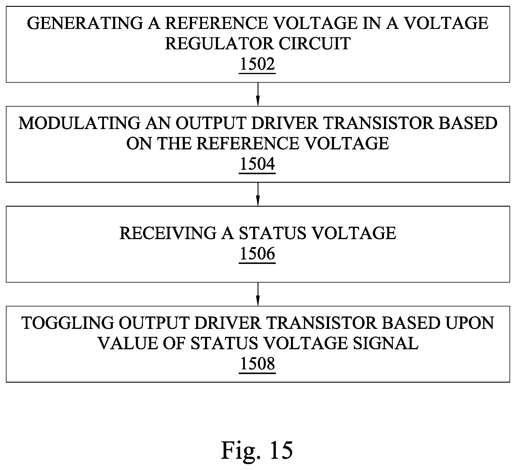 Patent US12147255 Figure 15 – LDO/band gap reference circuit