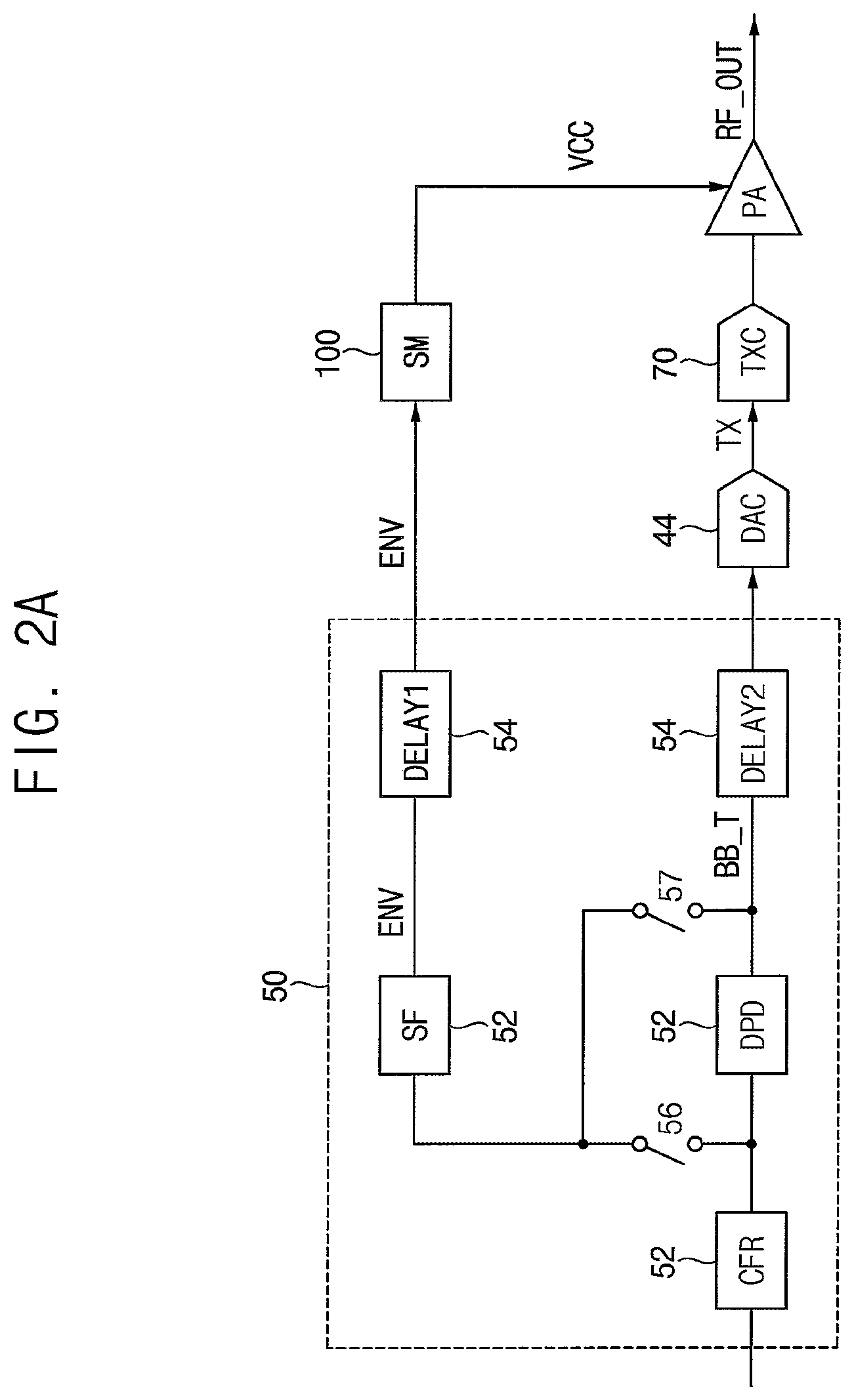 Patent US12147256 Figure 2 – Voltage dividing capacitor circuits, supply modulators and wireless communication devices