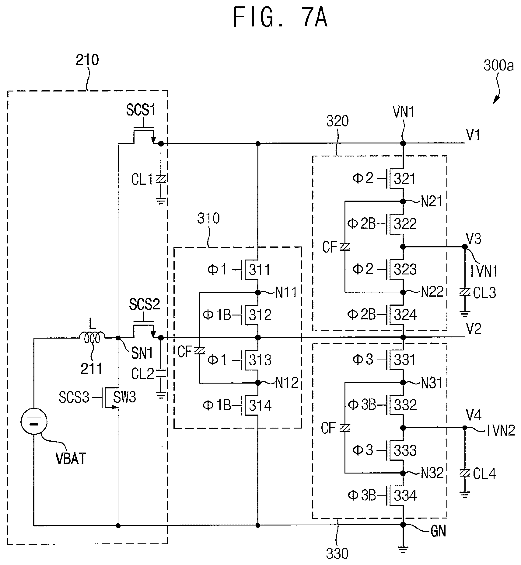 Patent US12147256 Figure 10 – Voltage dividing capacitor circuits, supply modulators and wireless communication devices