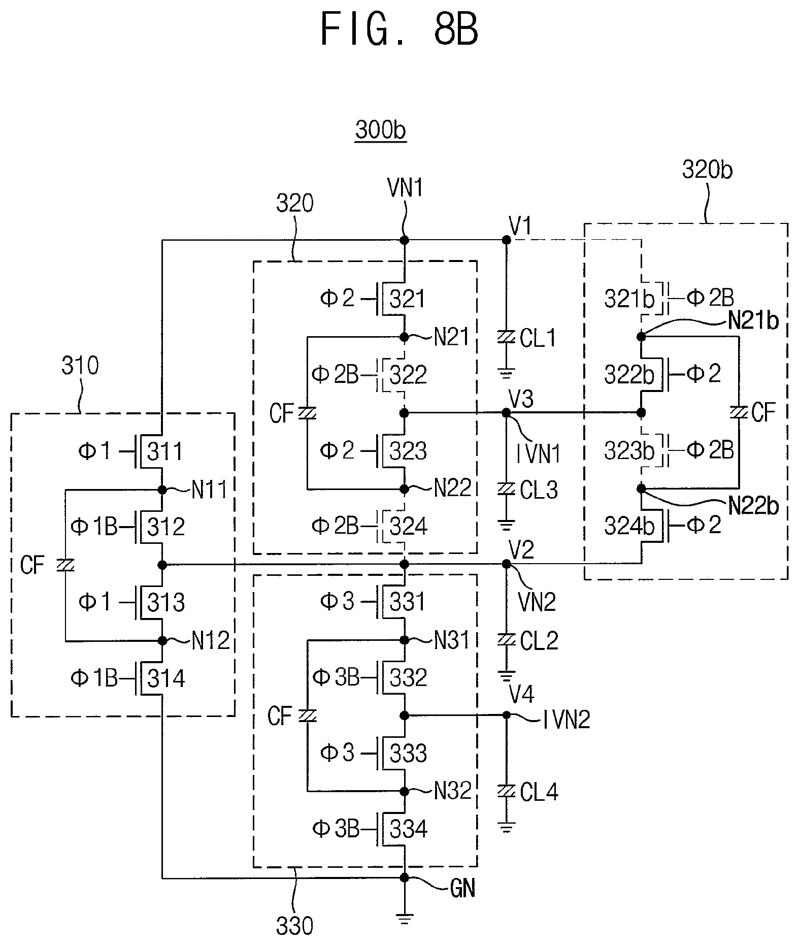 Patent US12147256 Figure 14 – Voltage dividing capacitor circuits, supply modulators and wireless communication devices