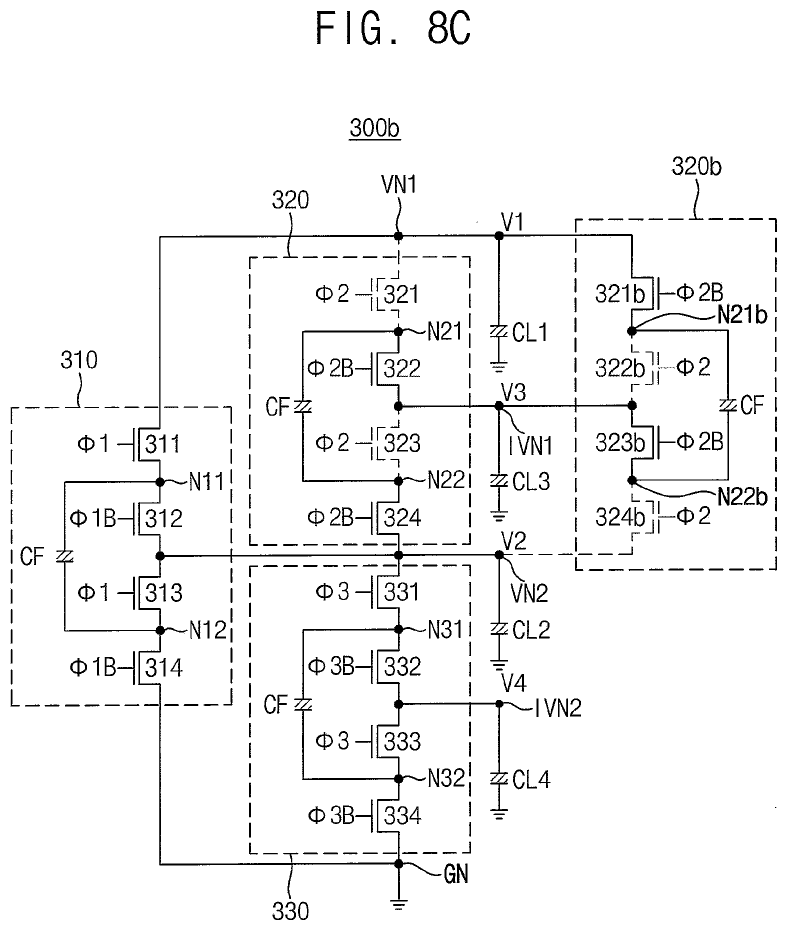 Patent US12147256 Figure 15 – Voltage dividing capacitor circuits, supply modulators and wireless communication devices