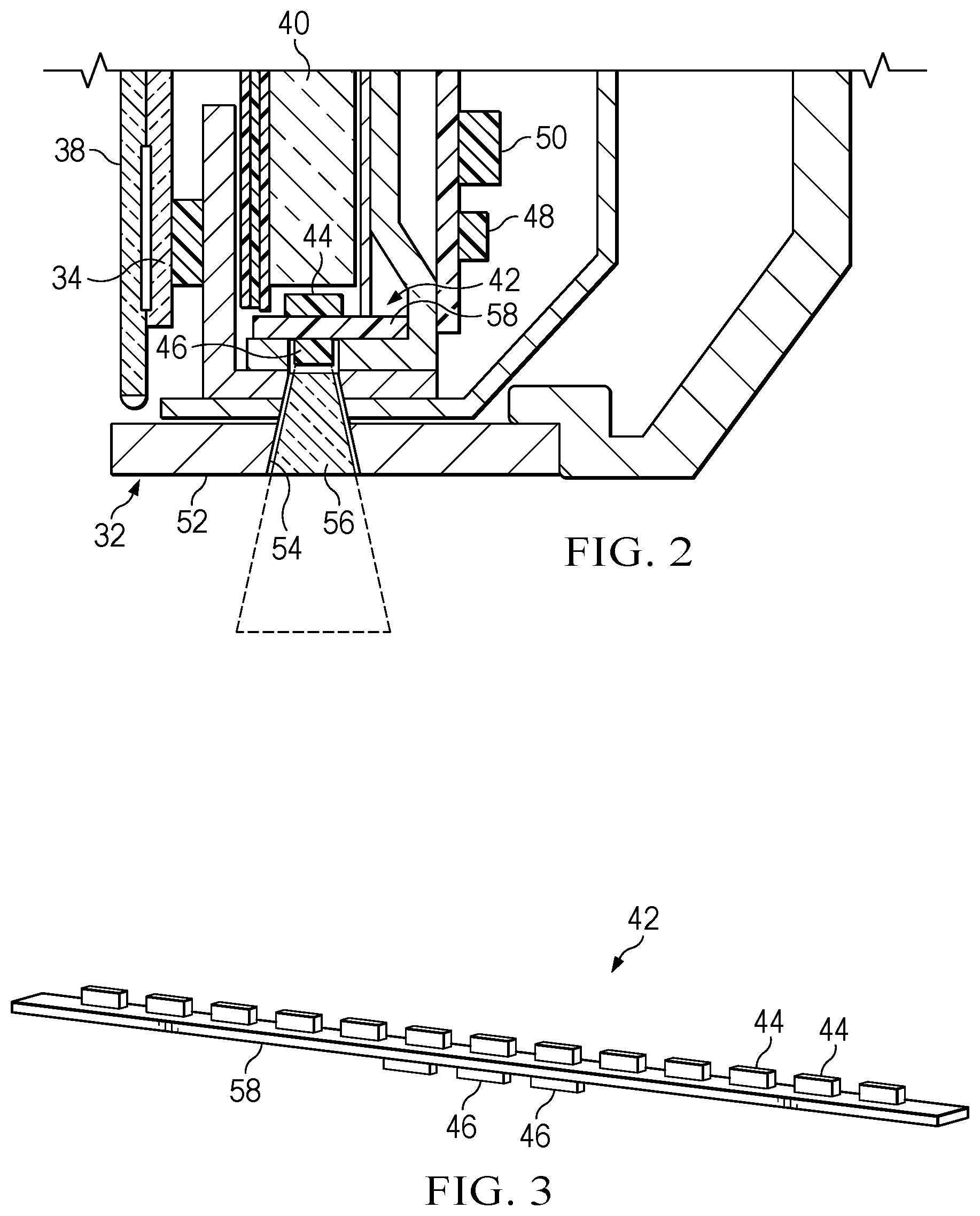 Patent US12147266 Figure 2 – Display monitor integrated down light