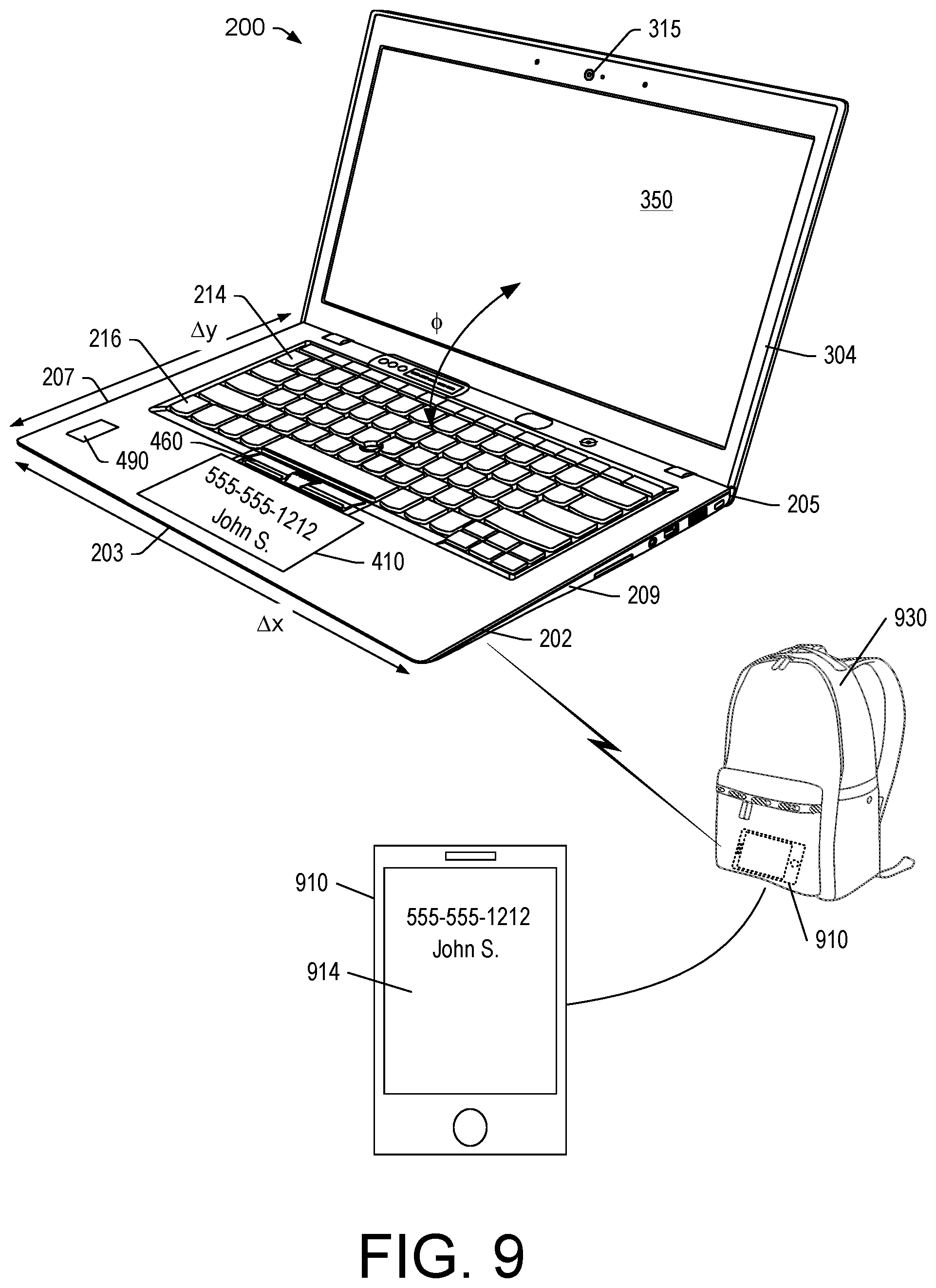 Patent US12147267 Figure 9 – Computing device