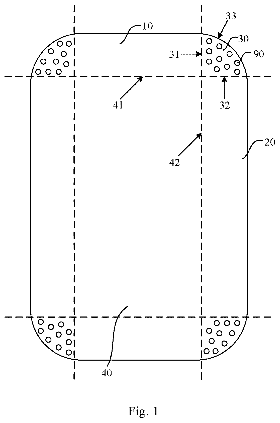 Patent US12147269 Figure 1 – Back film and display device
