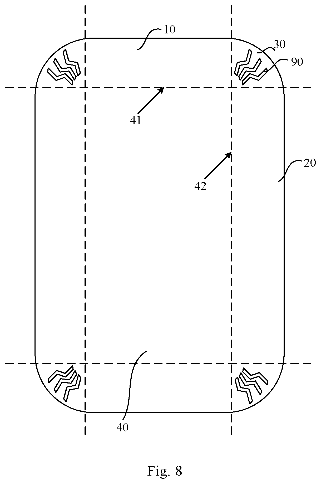 Patent US12147269 Figure 7 – Back film and display device