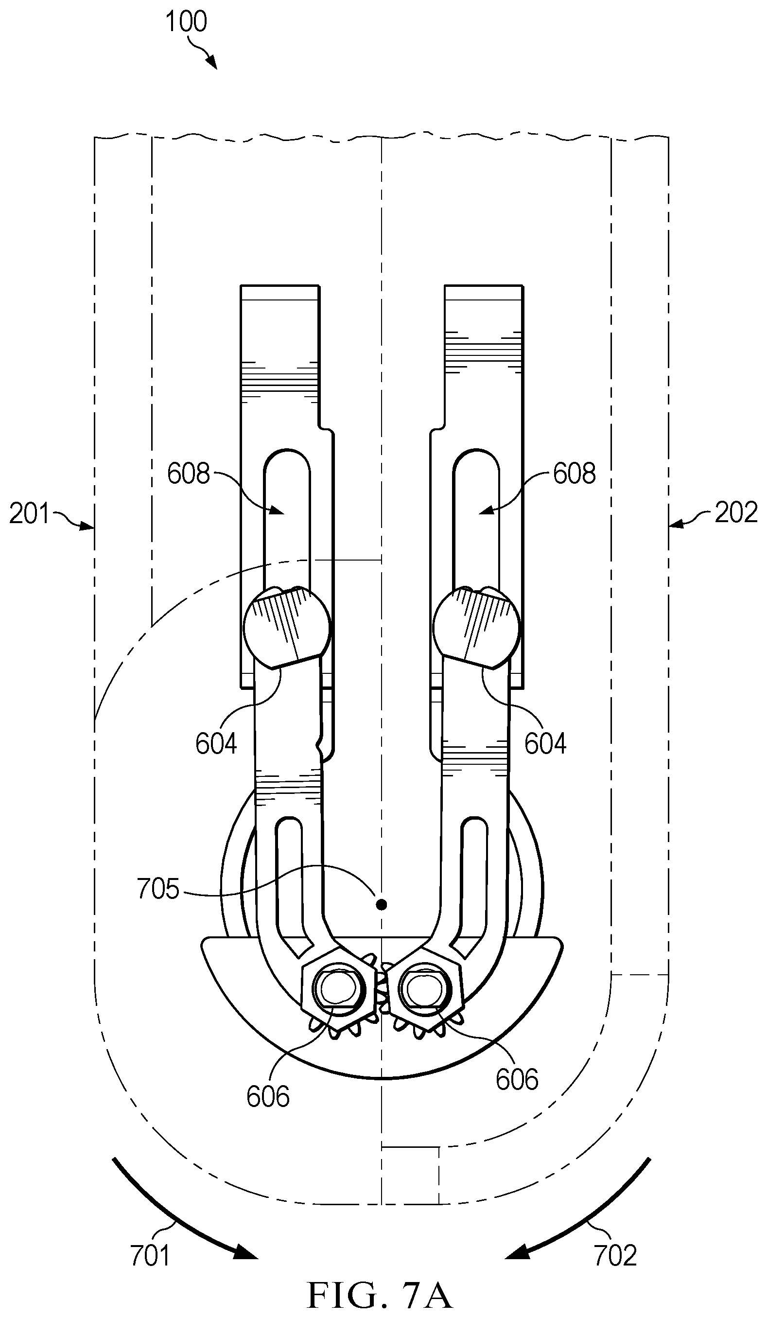 Patent US12147275 Figure 7 – Seamless dual screen hinge