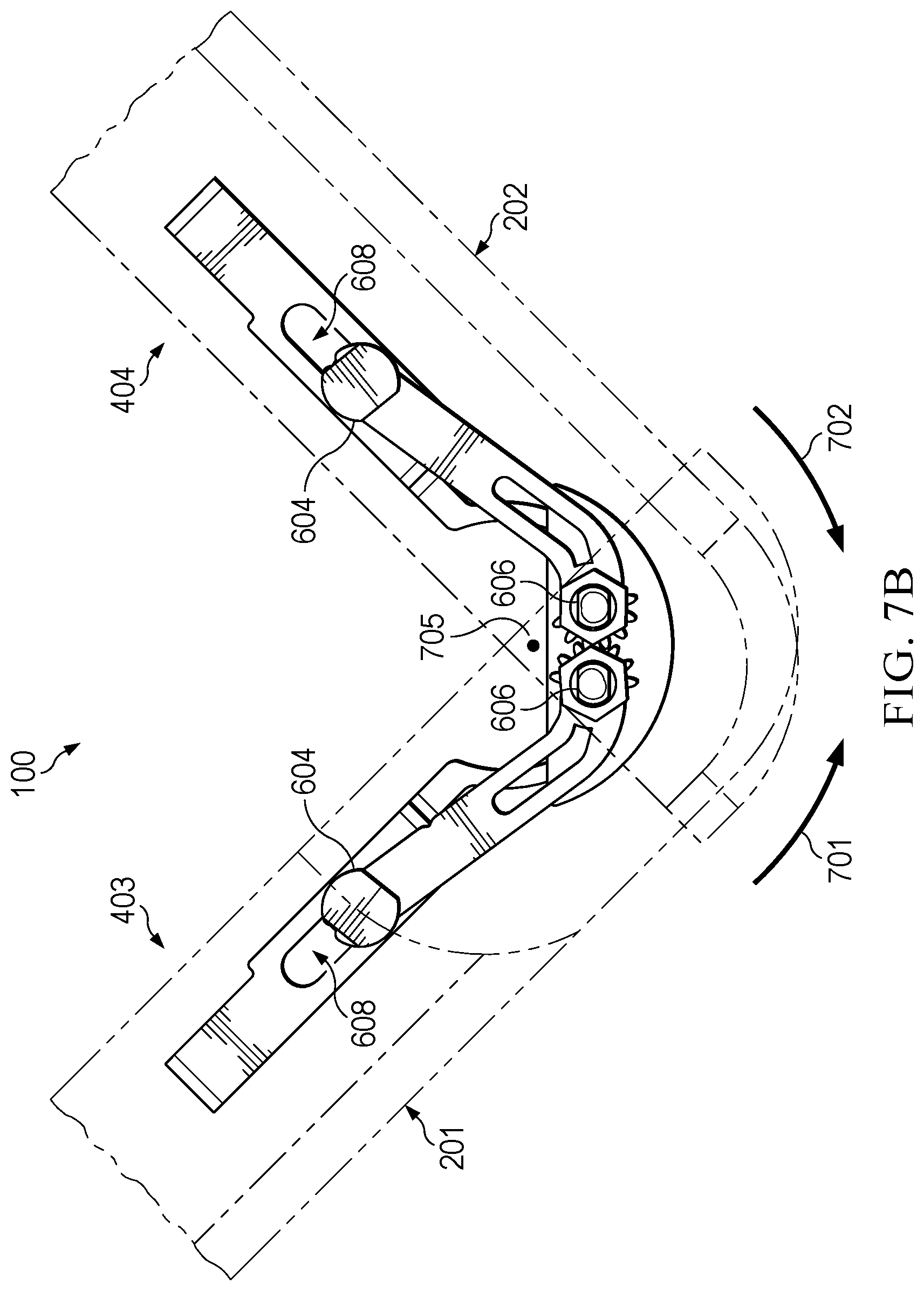 Patent US12147275 Figure 8 – Seamless dual screen hinge