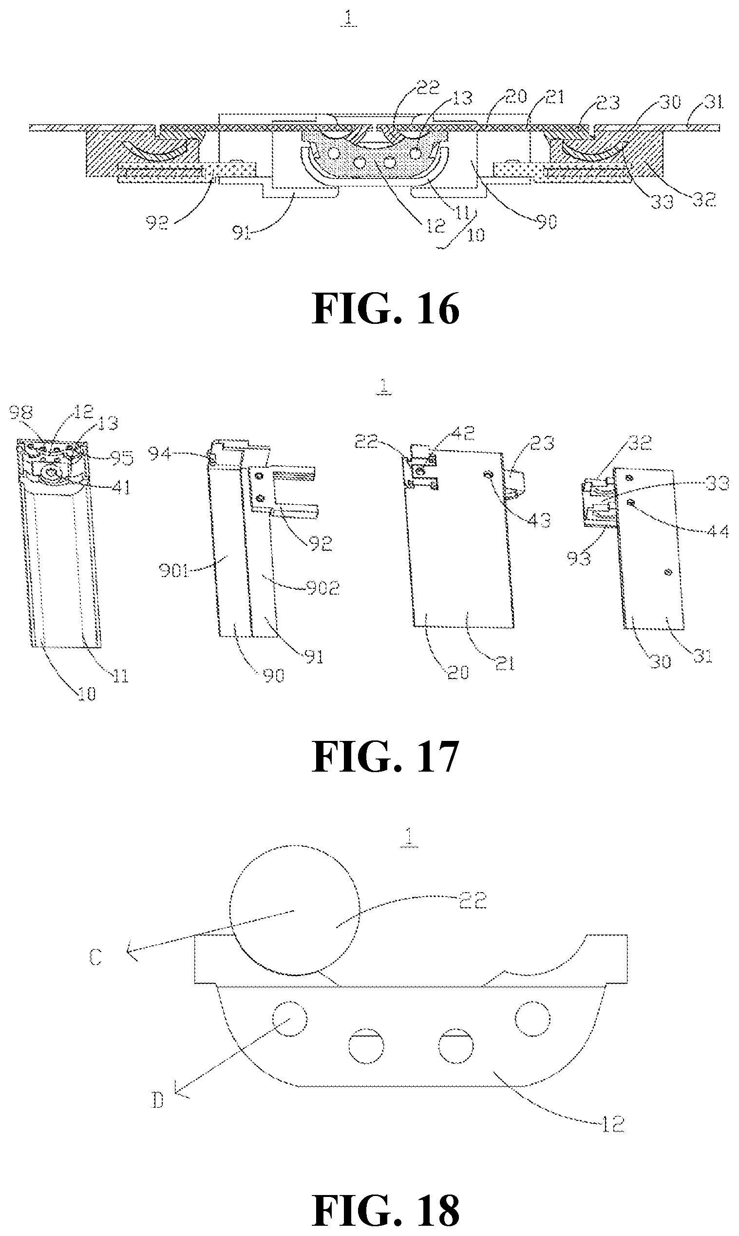 Patent US12147276 Figure 7 – Rotary shaft kit and electronic device