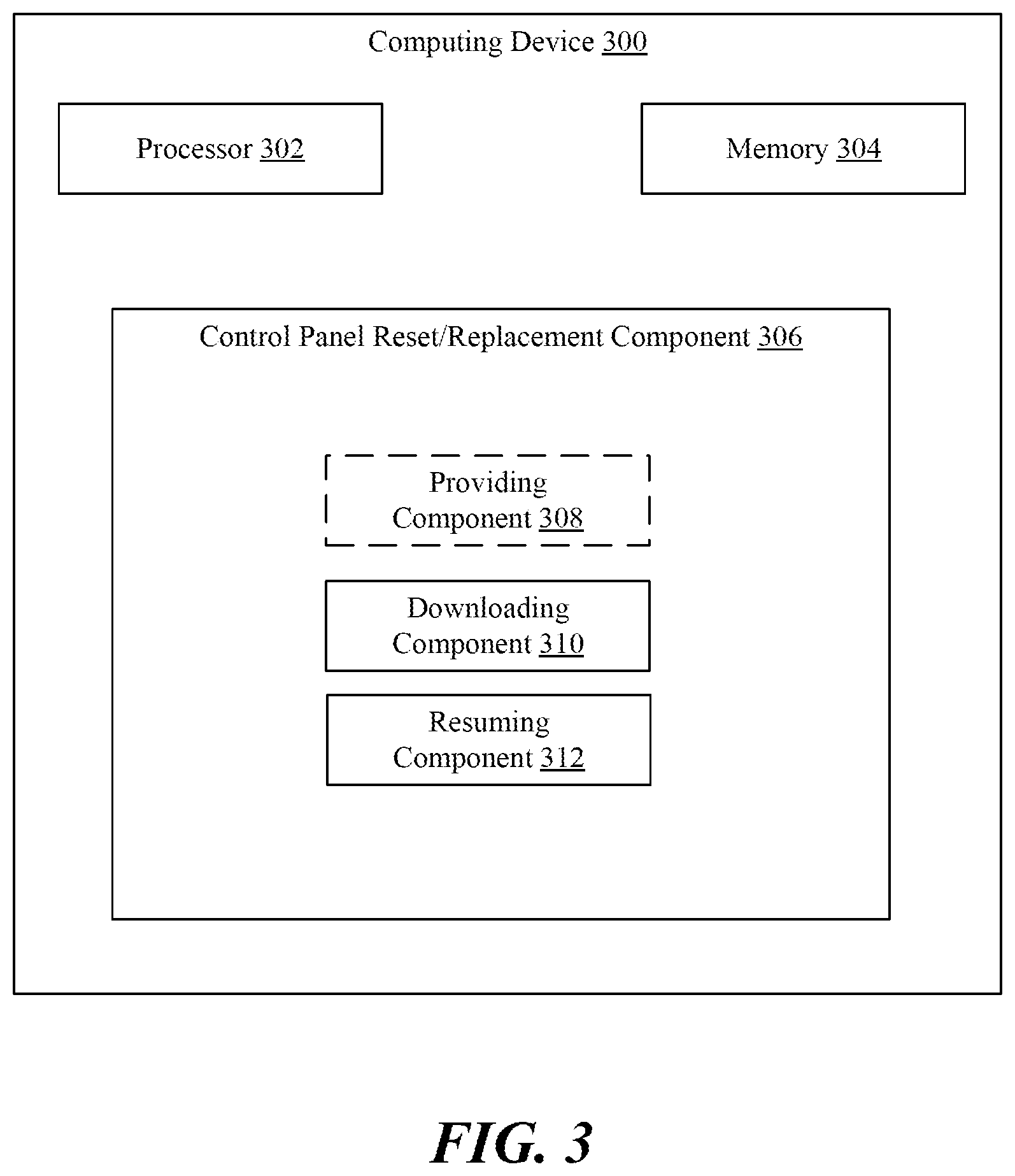 Patent US12147281 Figure 3 – Security / automation system with backend backup of device information