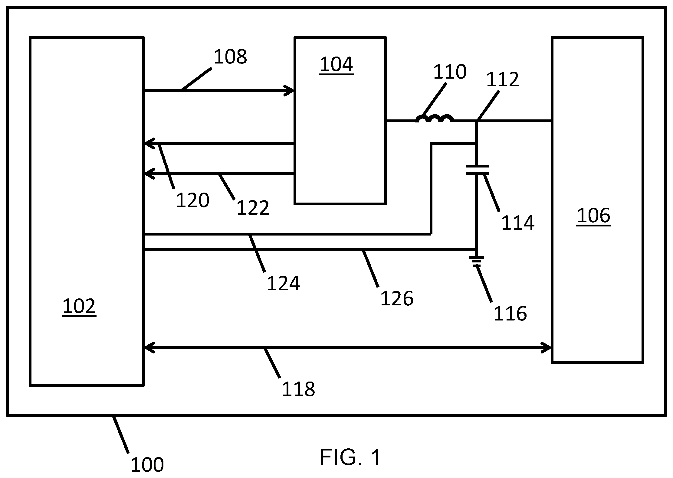 Patent US12147282 Figure 1 – Controllers to drive power circuits based on currents drawn
