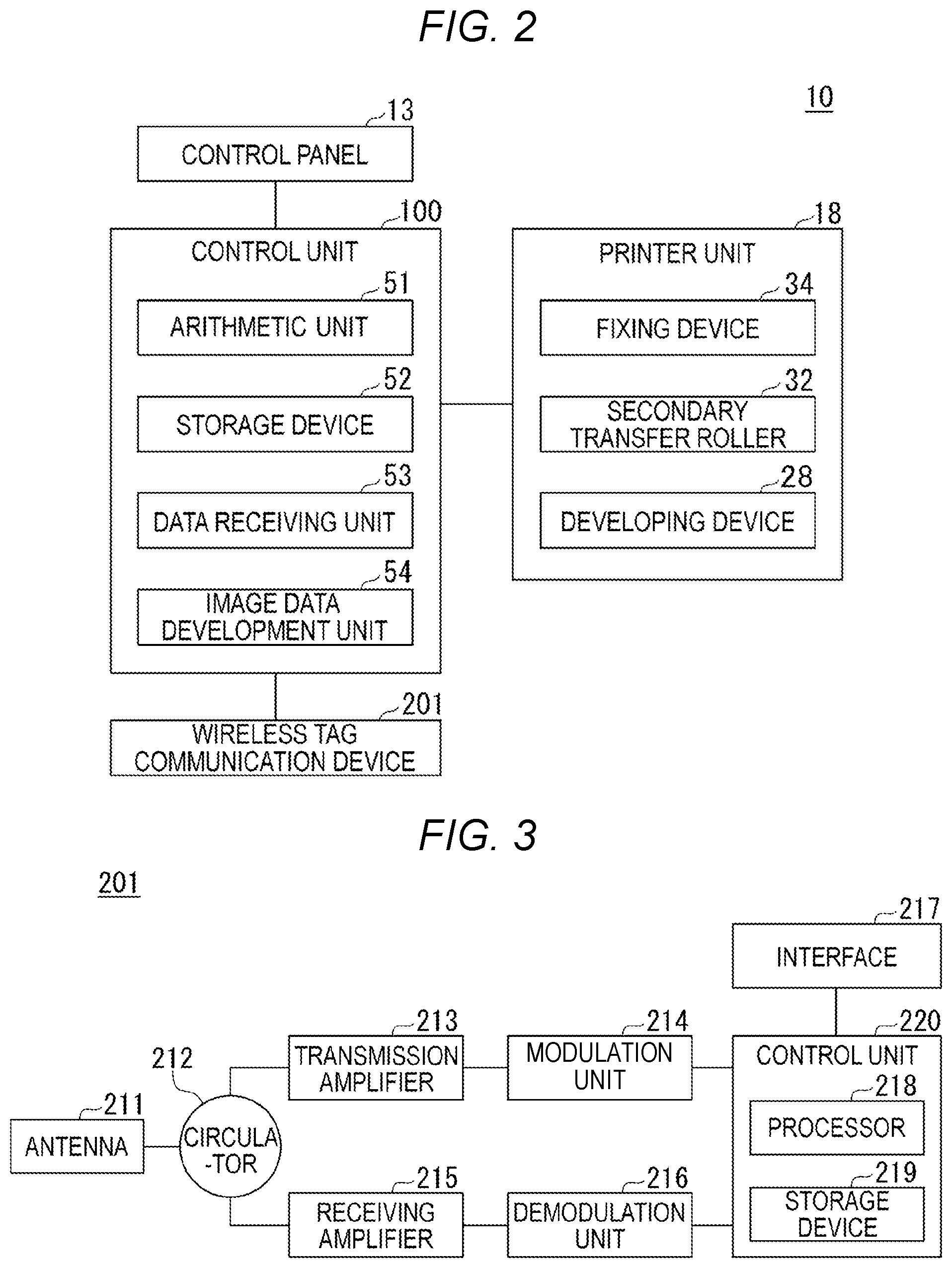 Patent US12147291 Figure 2 – Image forming apparatus that forms image based on information from wireless tag