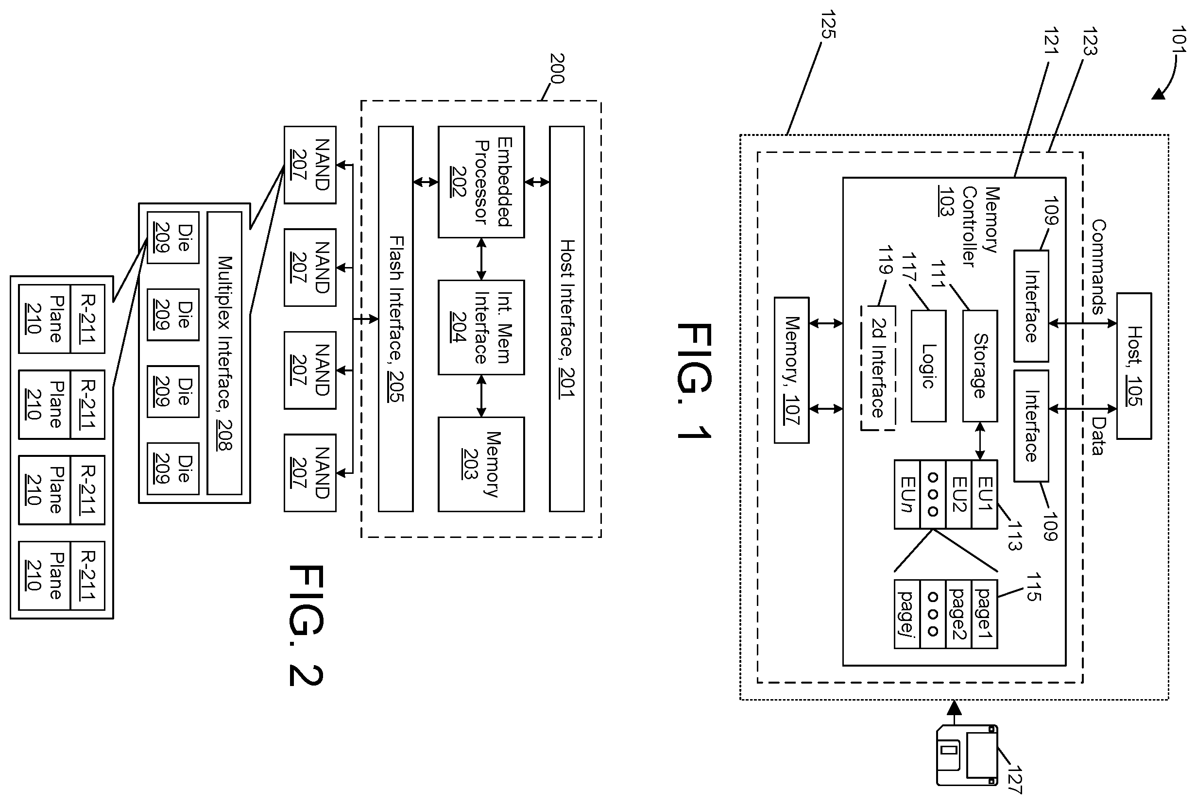 Patent US12147335 Figure 1 – Cooperative storage device for managing logical subdivisions