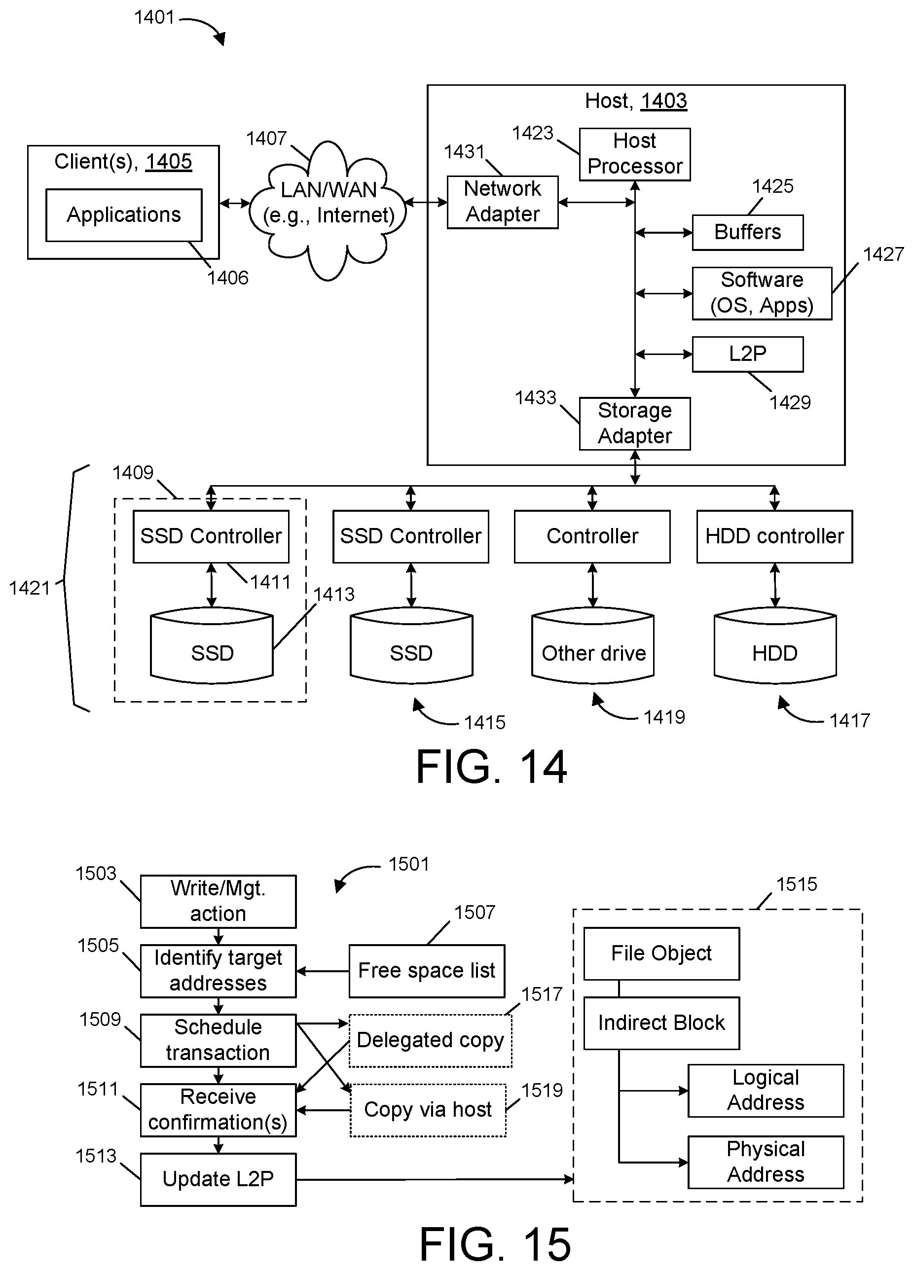 Patent US12147335 Figure 11 – Cooperative storage device for managing logical subdivisions