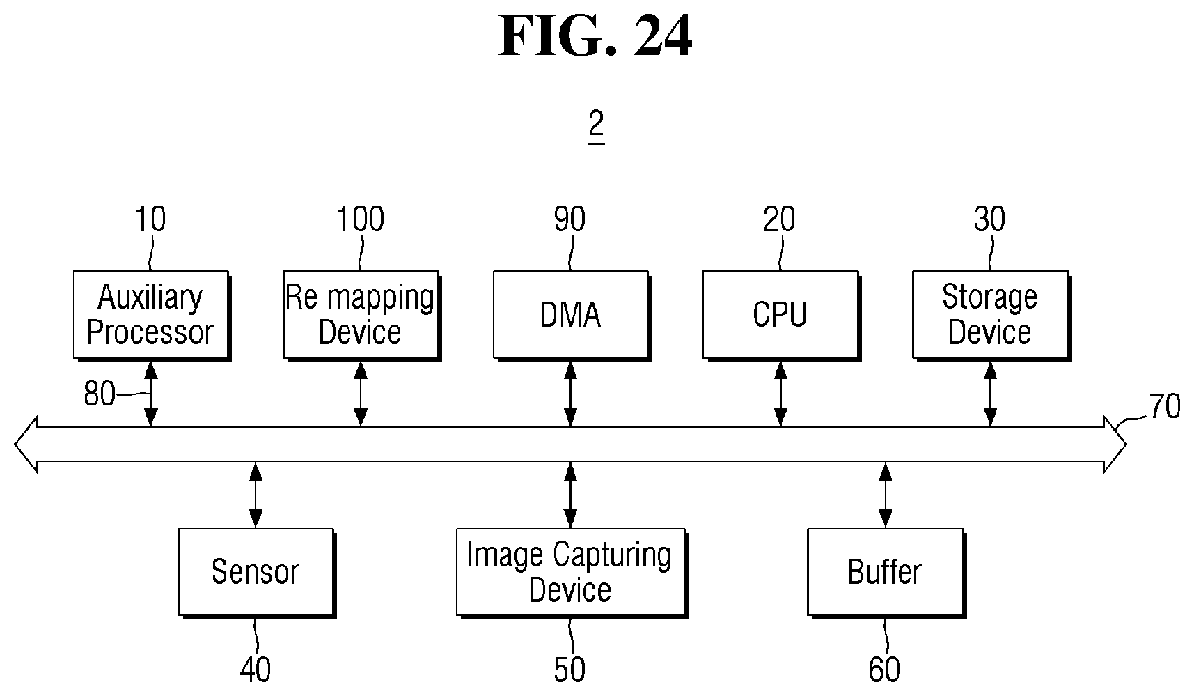 Patent US12147364 Figure 19 – Auxiliary processor and electronic system comprising the same