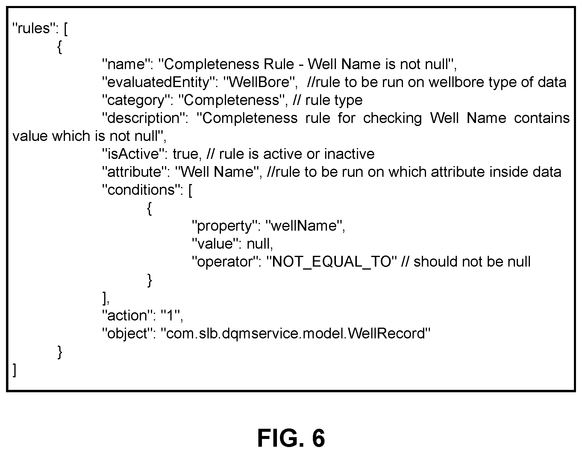 Patent US12147403 Figure 6 – Generic rules engine