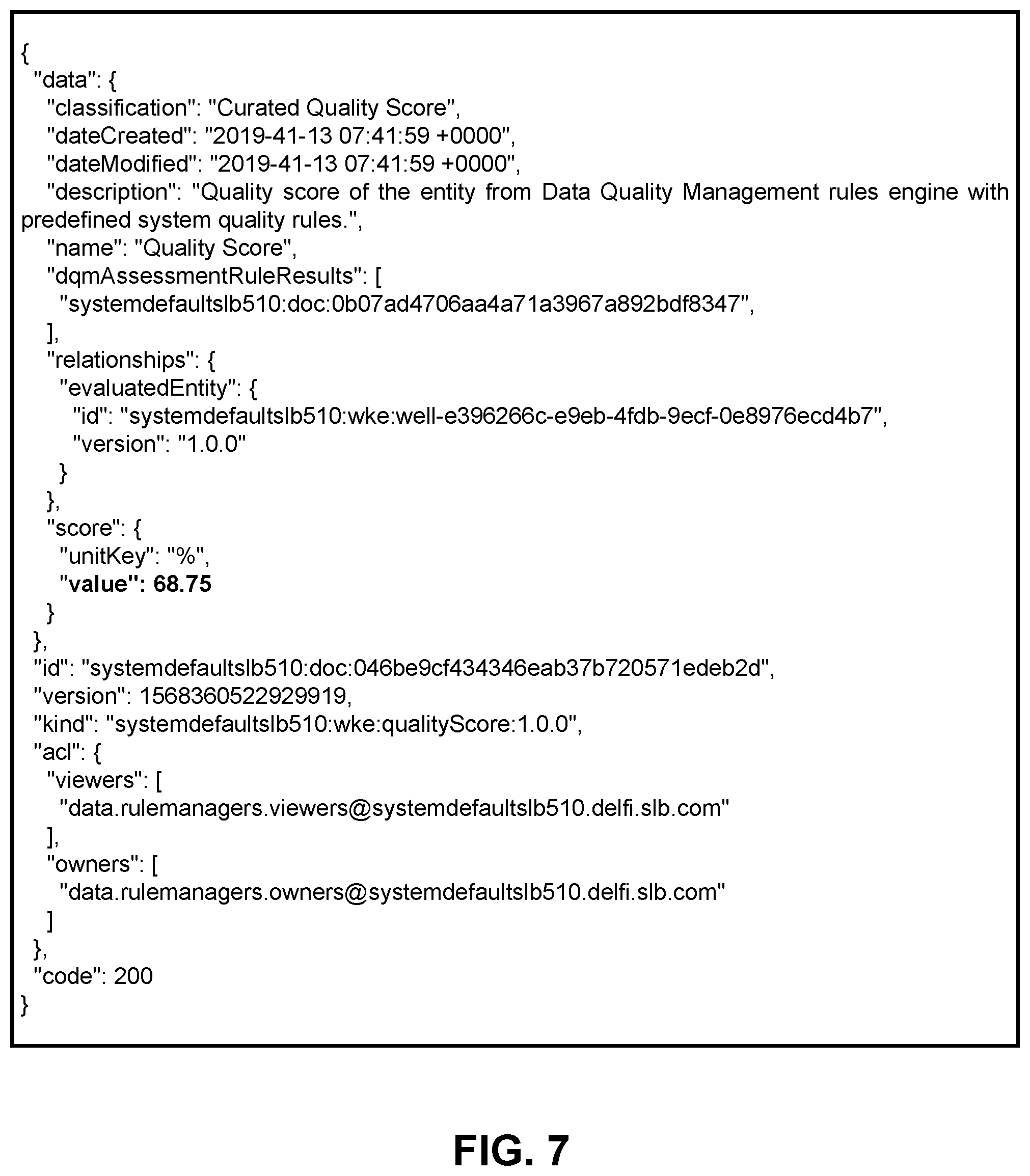 Patent US12147403 Figure 7 – Generic rules engine