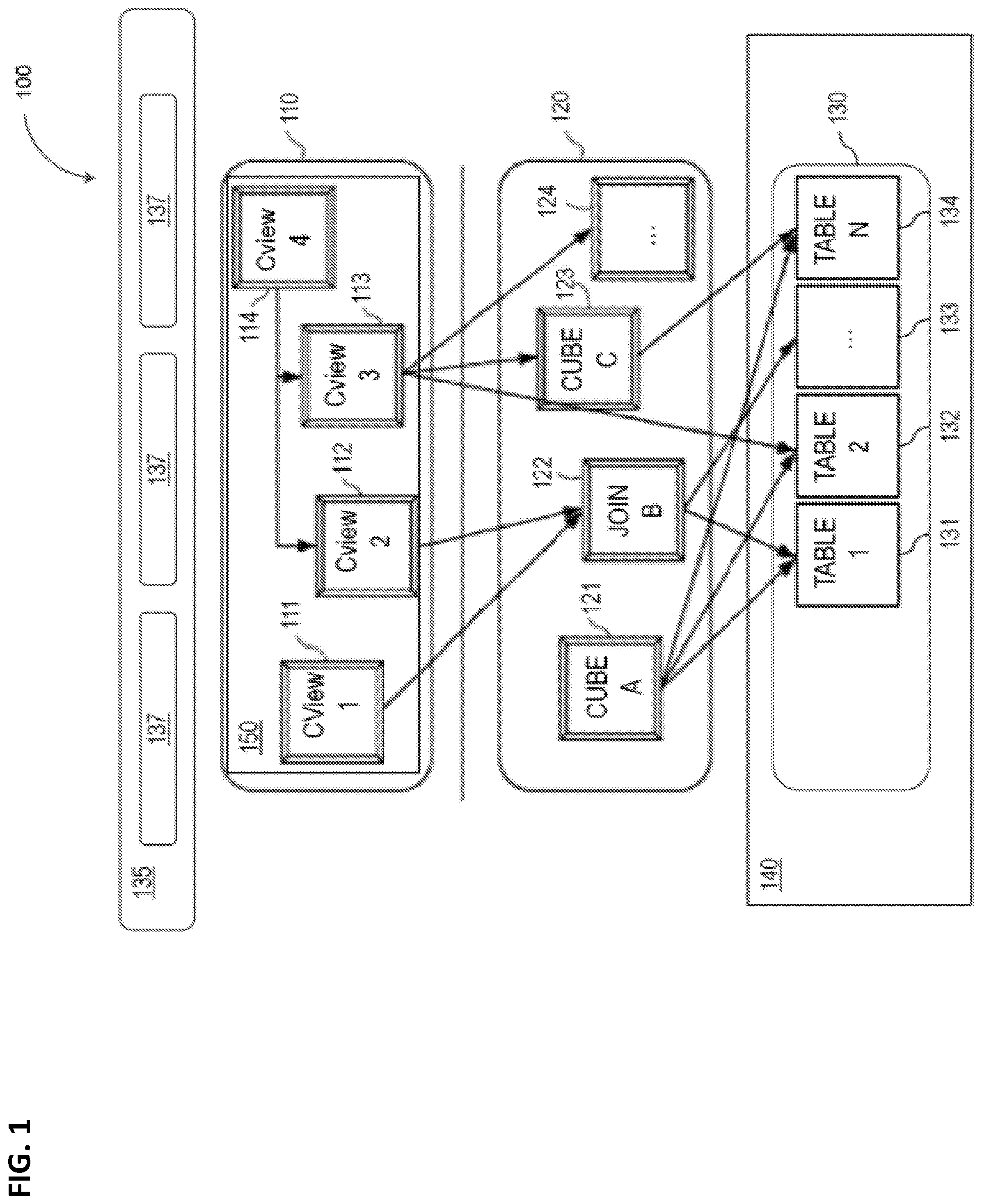 Patent US12147434 — Ranking filter algorithms — Figure 1